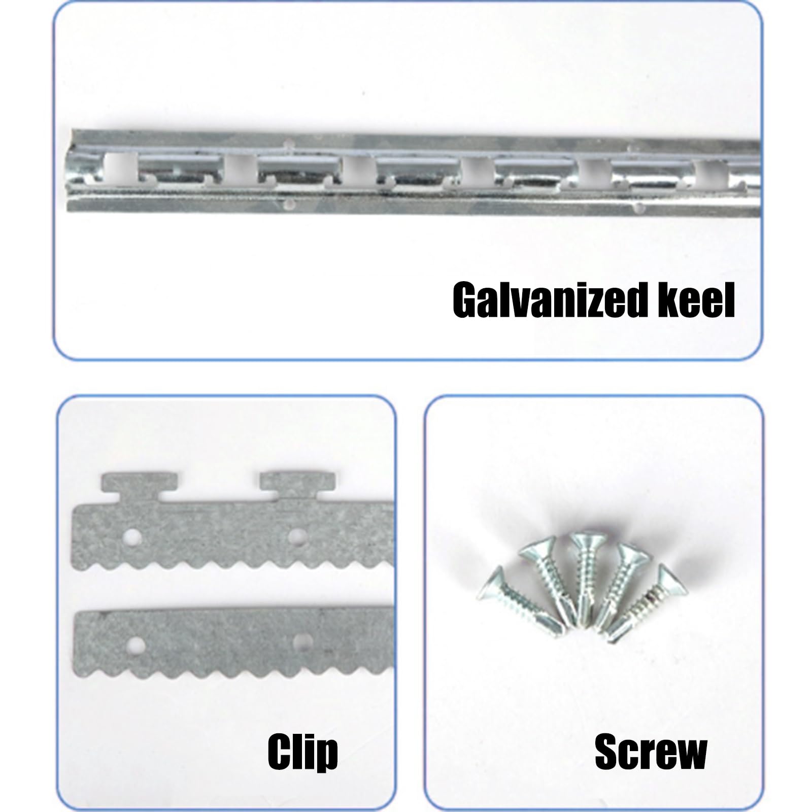 Kit de cortina de PVC transparente para puertas de 1,9-2,8 m para divisores, almacenes y cámaras frigoríficas (225 cm, 2,1 m)