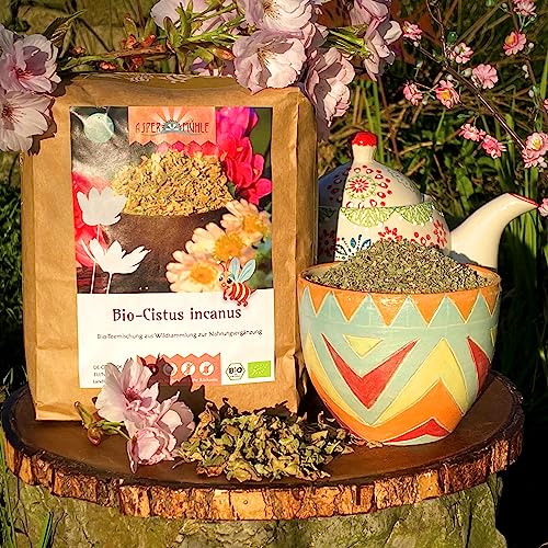 Cistus Tee - Cistus incanus Tee - Bio Zistrosenkraut geschnitten (500g)