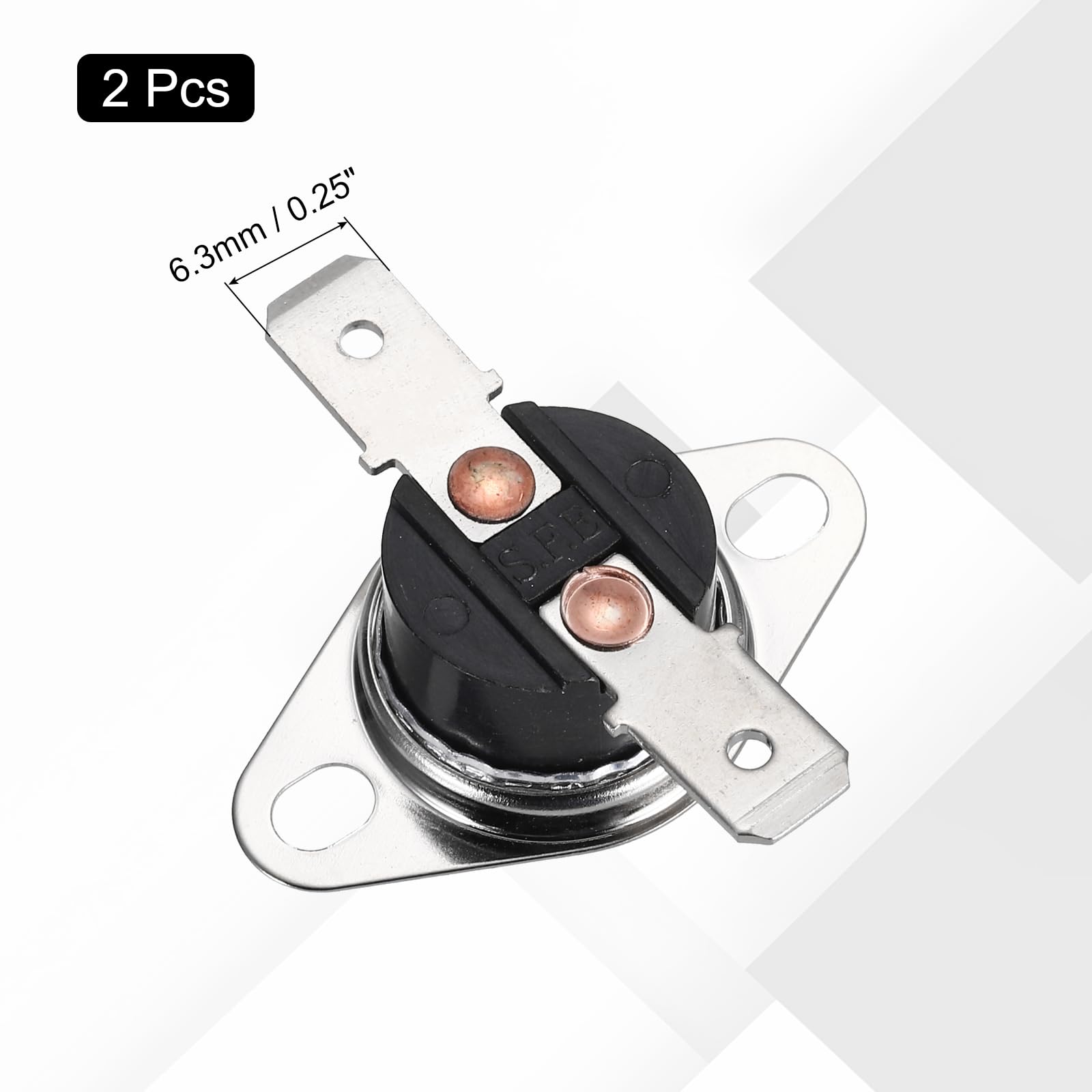 KSD301 250V 15A Normalmente Elementi Di Controllo Industriali Interruttori Di Comando Chiuso Interruttore Di Controllo Della Temperatura 40-130 ℃ (5 Per Uno) 80 - Foto 4