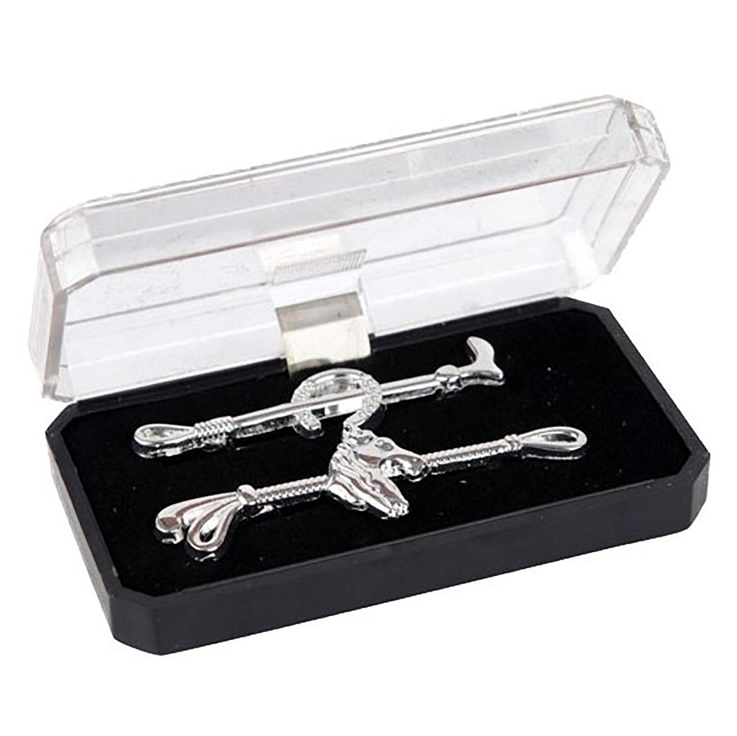 Stockpin Horseshoe/Horsehead SILVER -