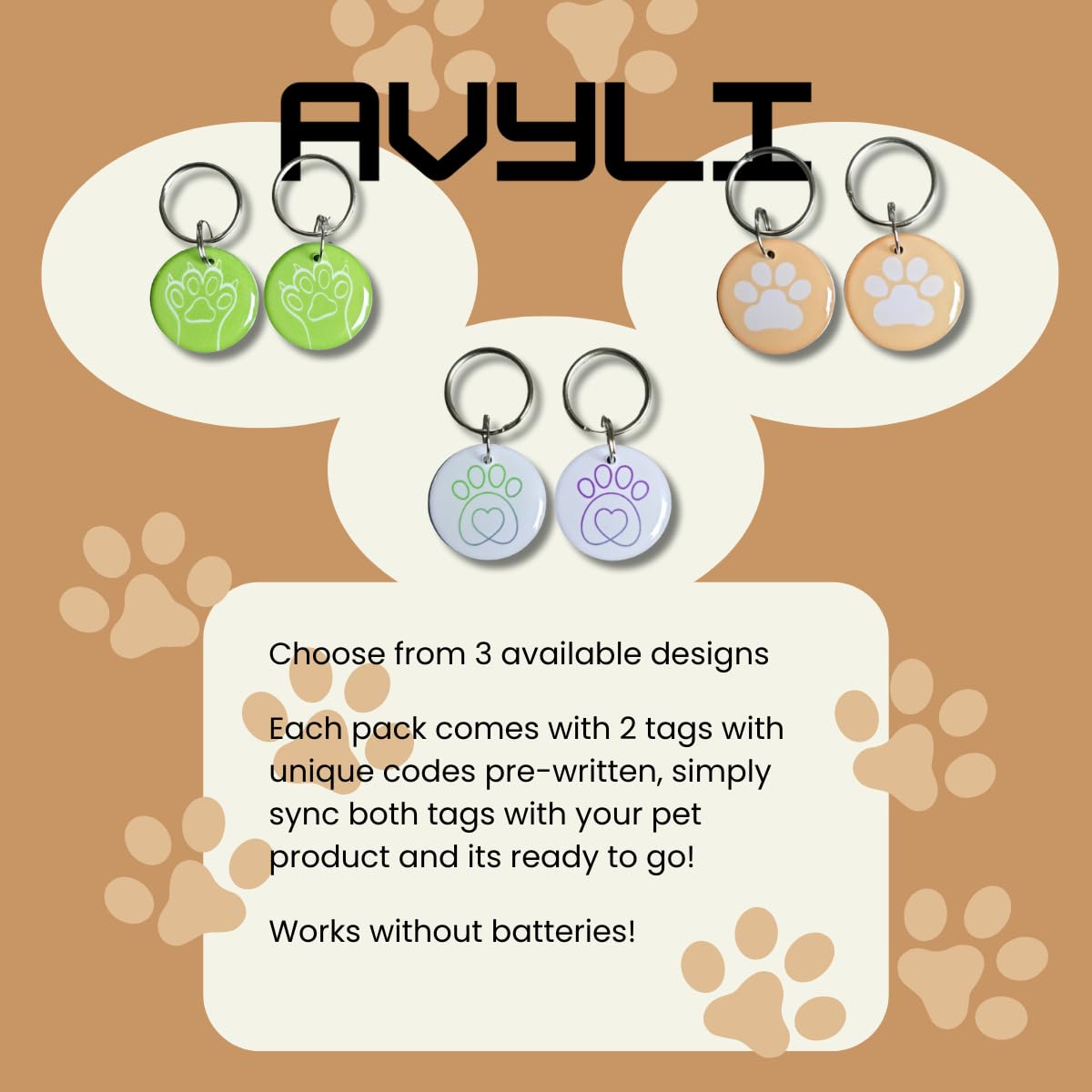 Compatible with Sureflap Surefeed Microchip RFID Collar Replacement Tags, Pack of 2, Waterproof, for Pets Without Microchip (White) - Image 3