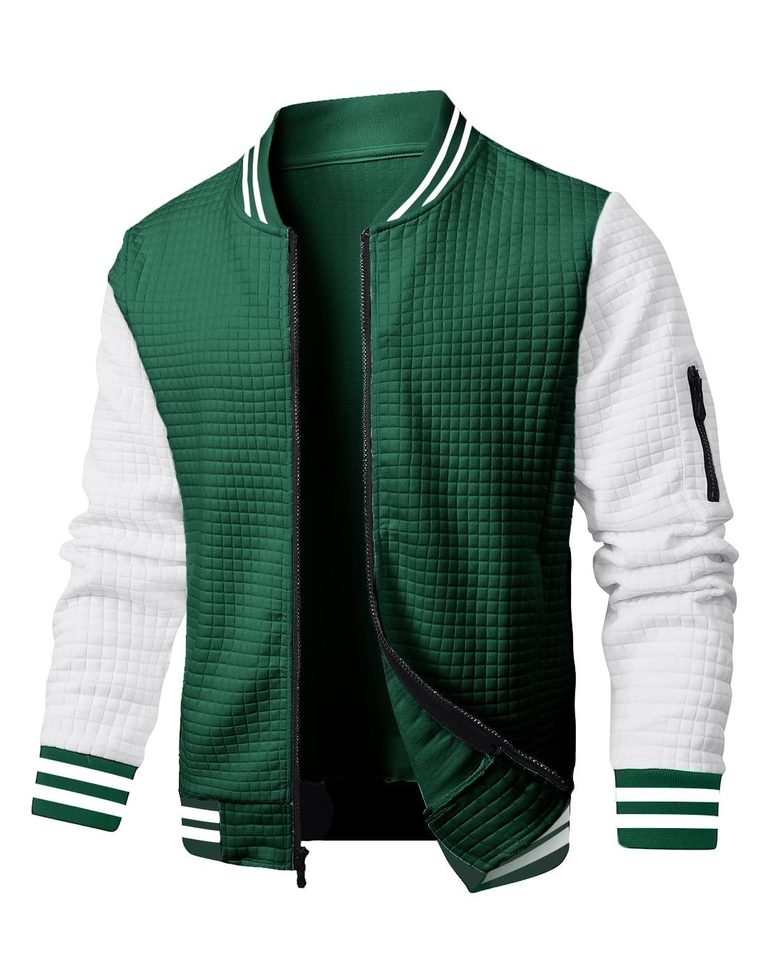 Wizoat Mens Casual Jacket Lightweight Jacket Varsity Coat