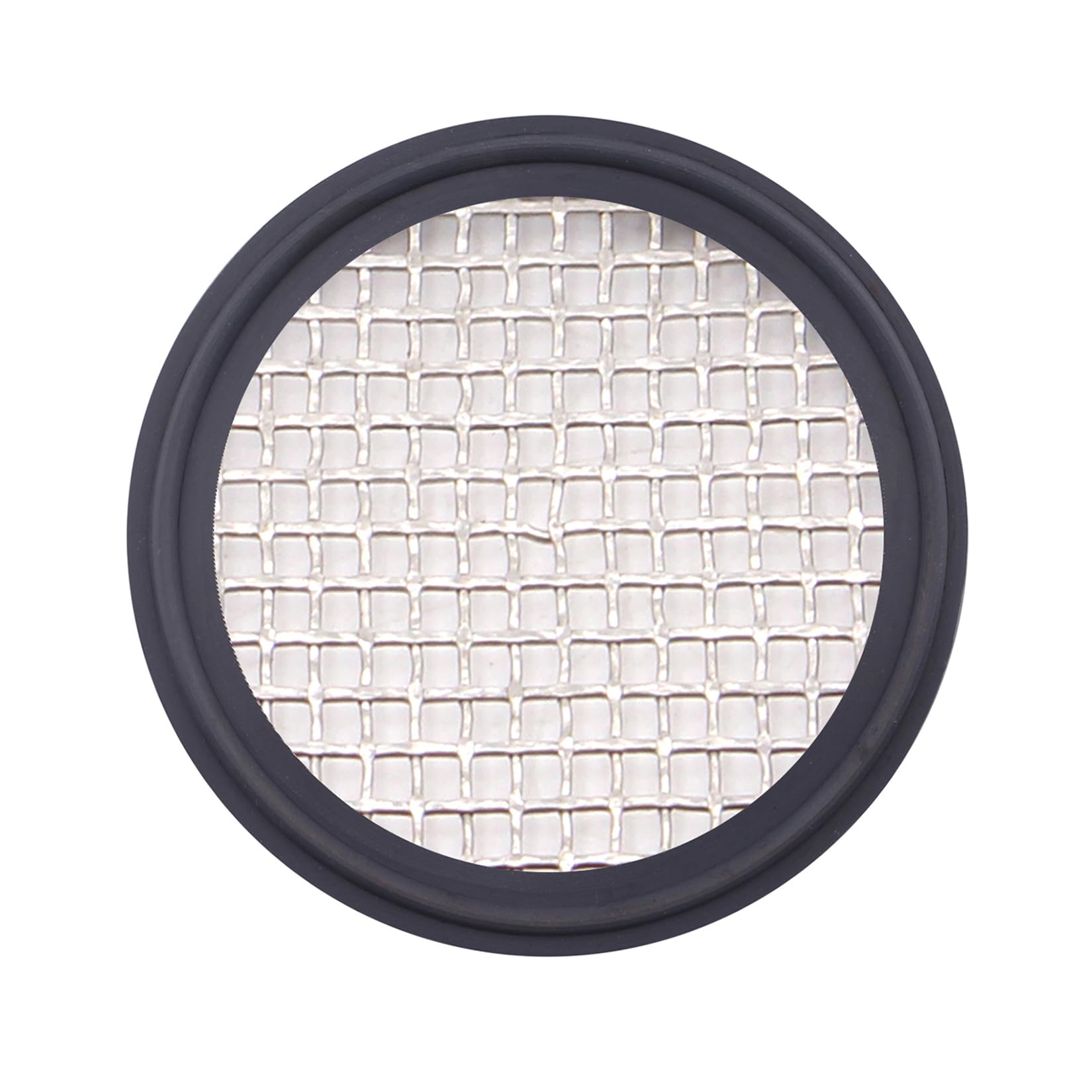 DERNORD 2.5" FKM Sanitary Gasket w/Stainless Screen - Tri Clamp Clover (10 Mesh)