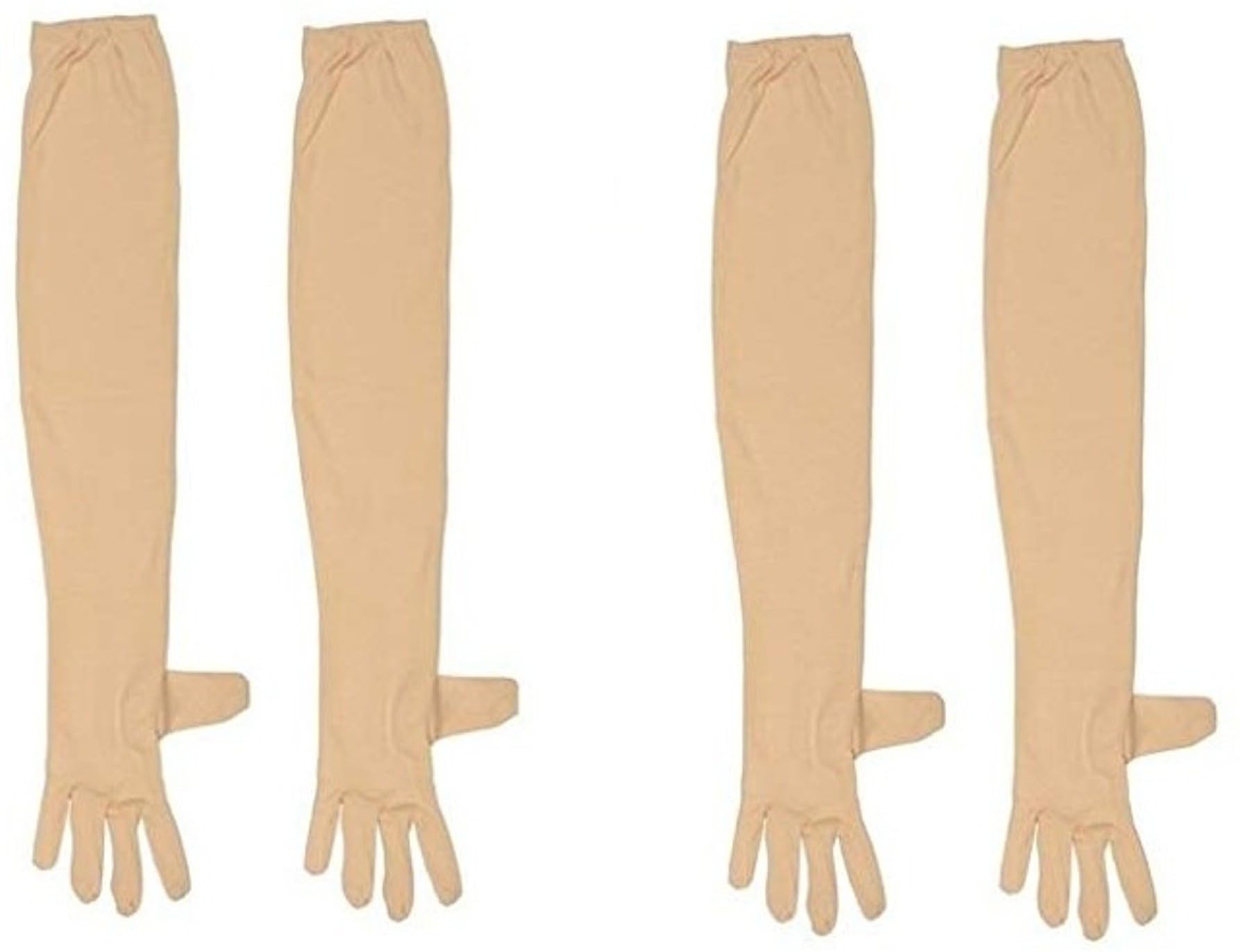JusAwesm Gr Women & Men Cotton Full Hand Gloves For Biking And Driving Dust, Pollution Glove Riding Gloves (Beige)-image-19