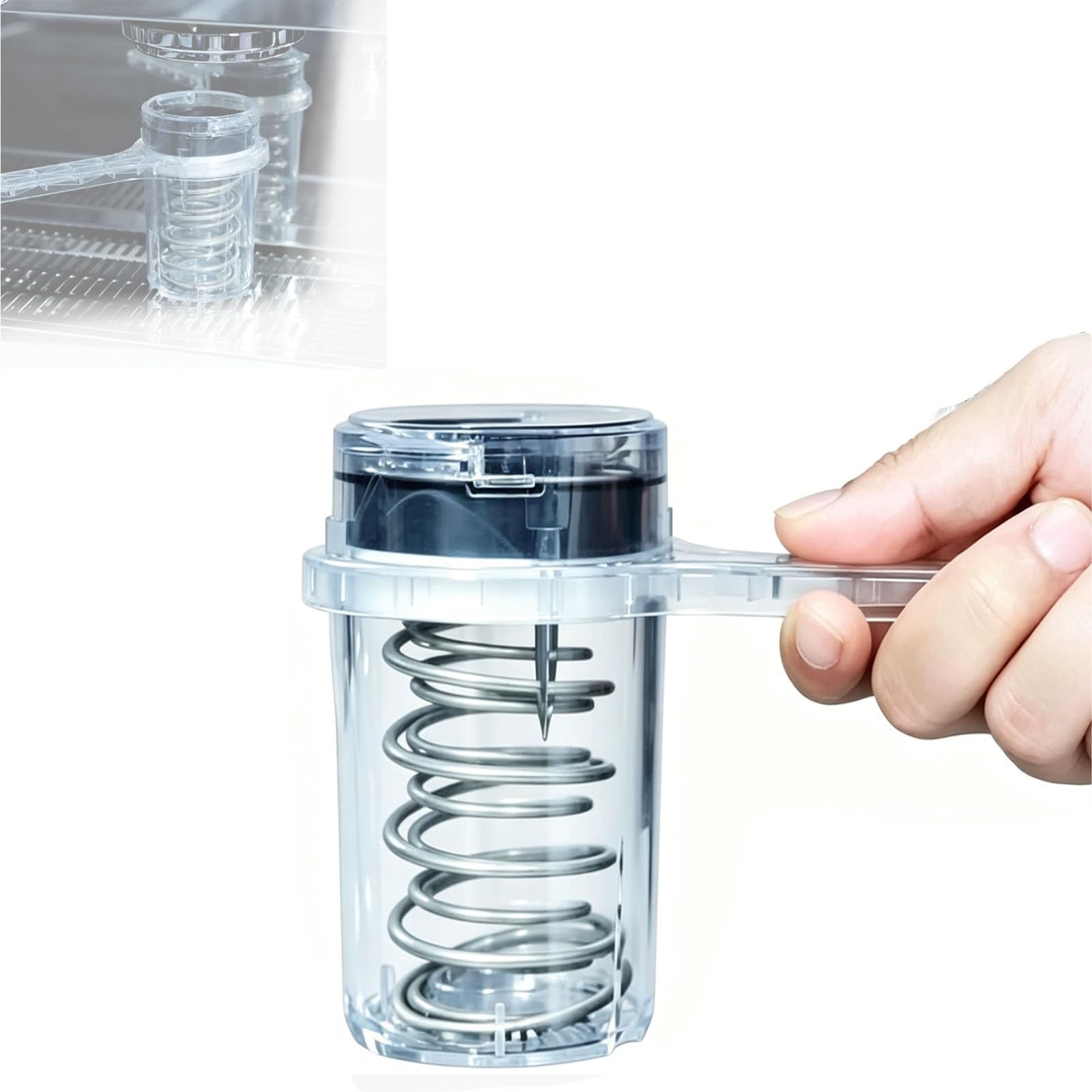 Vaso De Retrolavado Grupo E61 58Mm, Kit Limpiador Universal Cafetera Espresso, Disco Filtro Ciego Con Doble Válvula, Protección Drenaje, for Cocina Hogareña