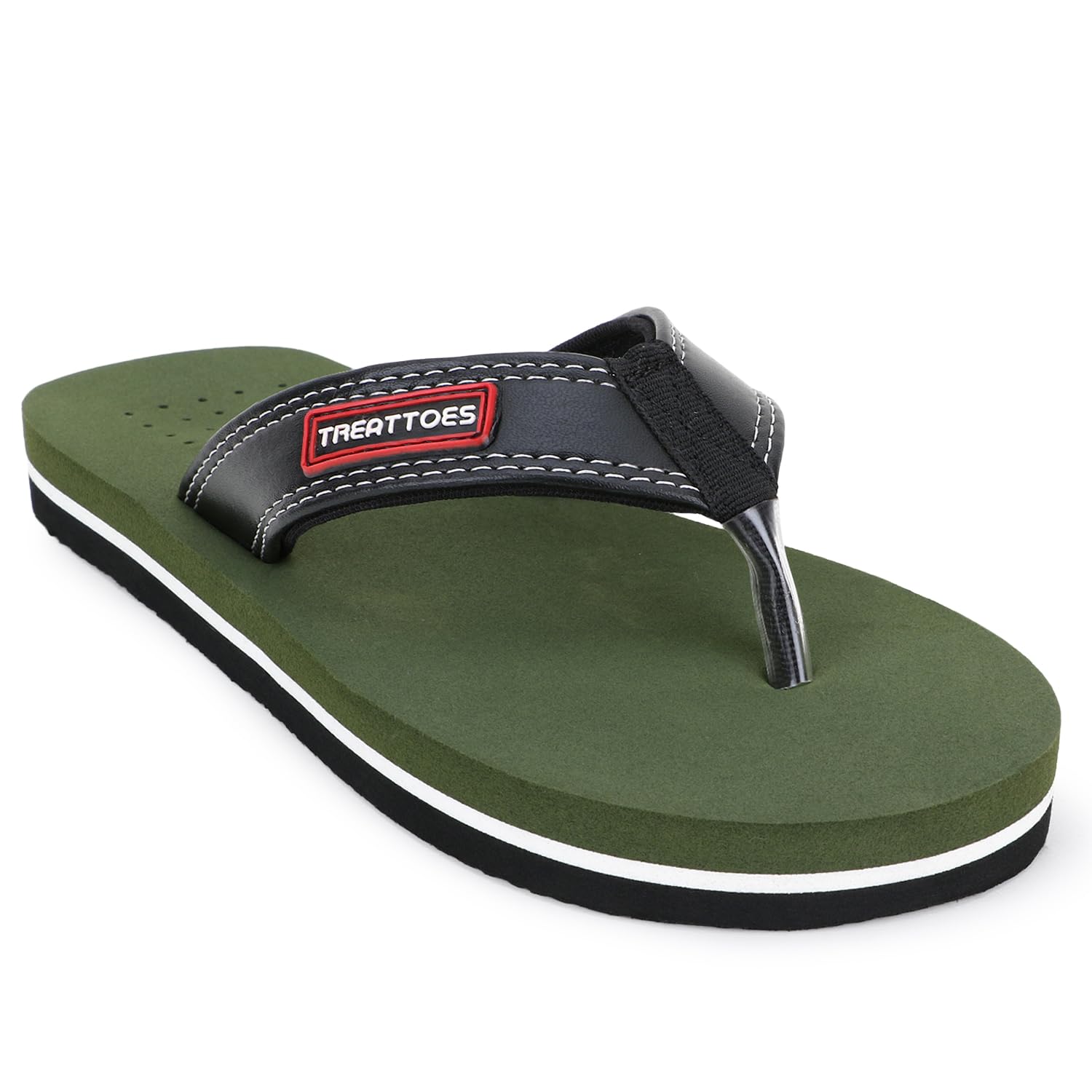 TREATTOES Mens Ortho Care Orthopedic and Diabetic Comfortable Doctor Flip-Flop Slippers | Daily Use - Mens Flip-Flops & Slippers - Mens Ortho Care House Flip-Flop Slipper (Green, Size: 6) (B0CV9Q9C51) Amazon Price History, Amazon Price Tracker