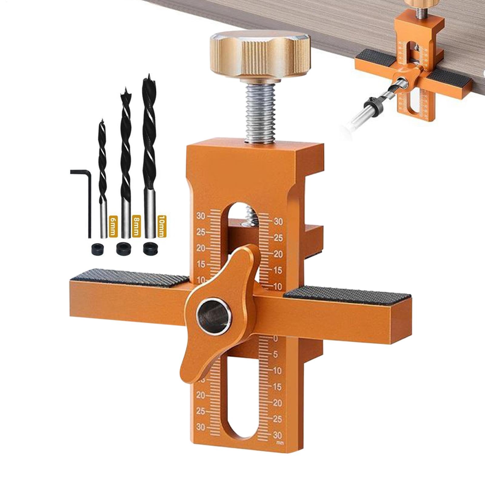 Pinces d'installation de l'armoire, gabarit de montage de porte d'armoire,Craignes d'armoires en en aluminium | Clip de fixation de modèle de forage de trou lourd pour décoration domestique