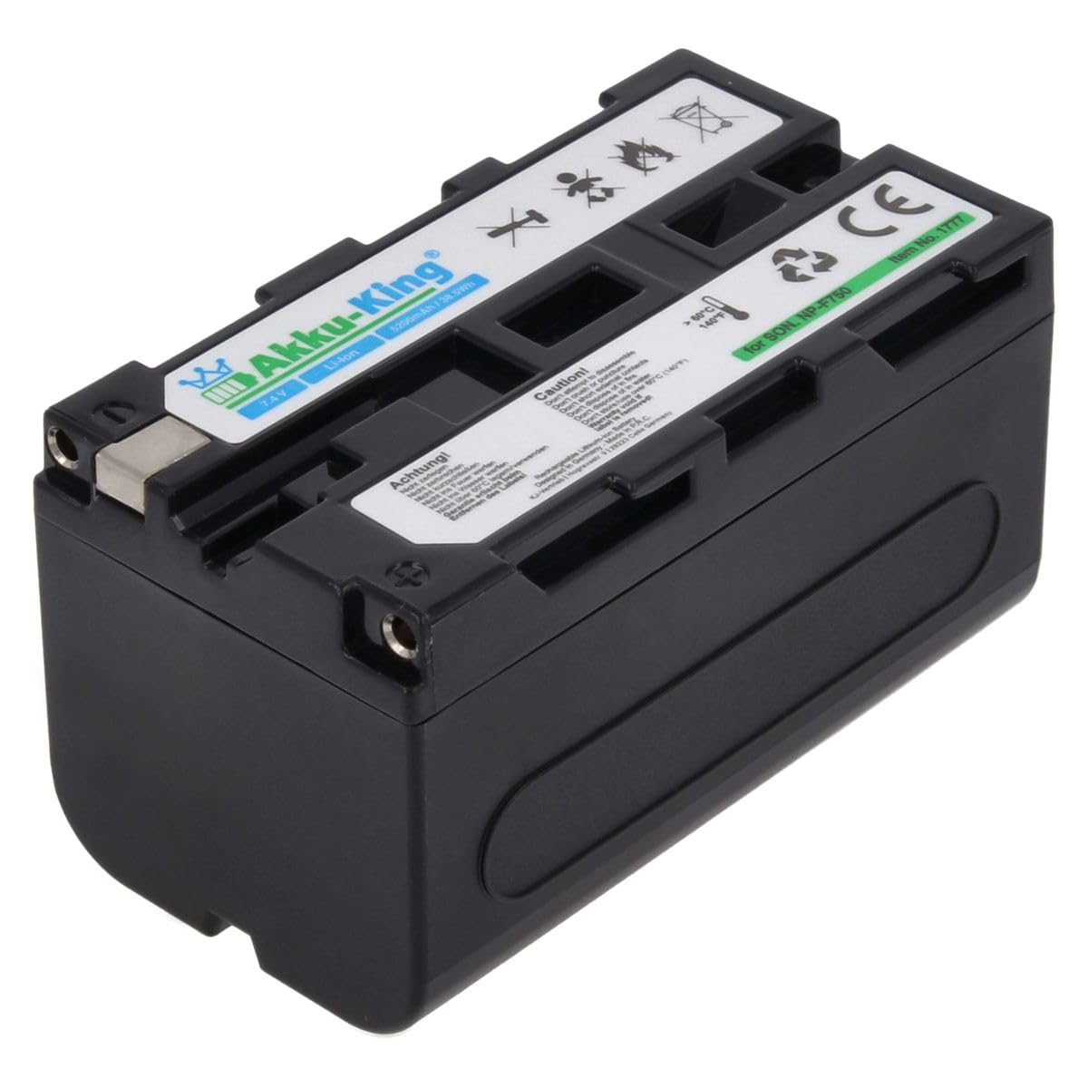 Akku-King Akku kompatibel mit Sony NP-F330, NP-F530, NP-F550, NP-F930 Li-Ion - 5200mAh - für NEX-EA50, CCD-SC5, DCR-TR8000, DSR-200, HVL-ML20, HVR-Z1J