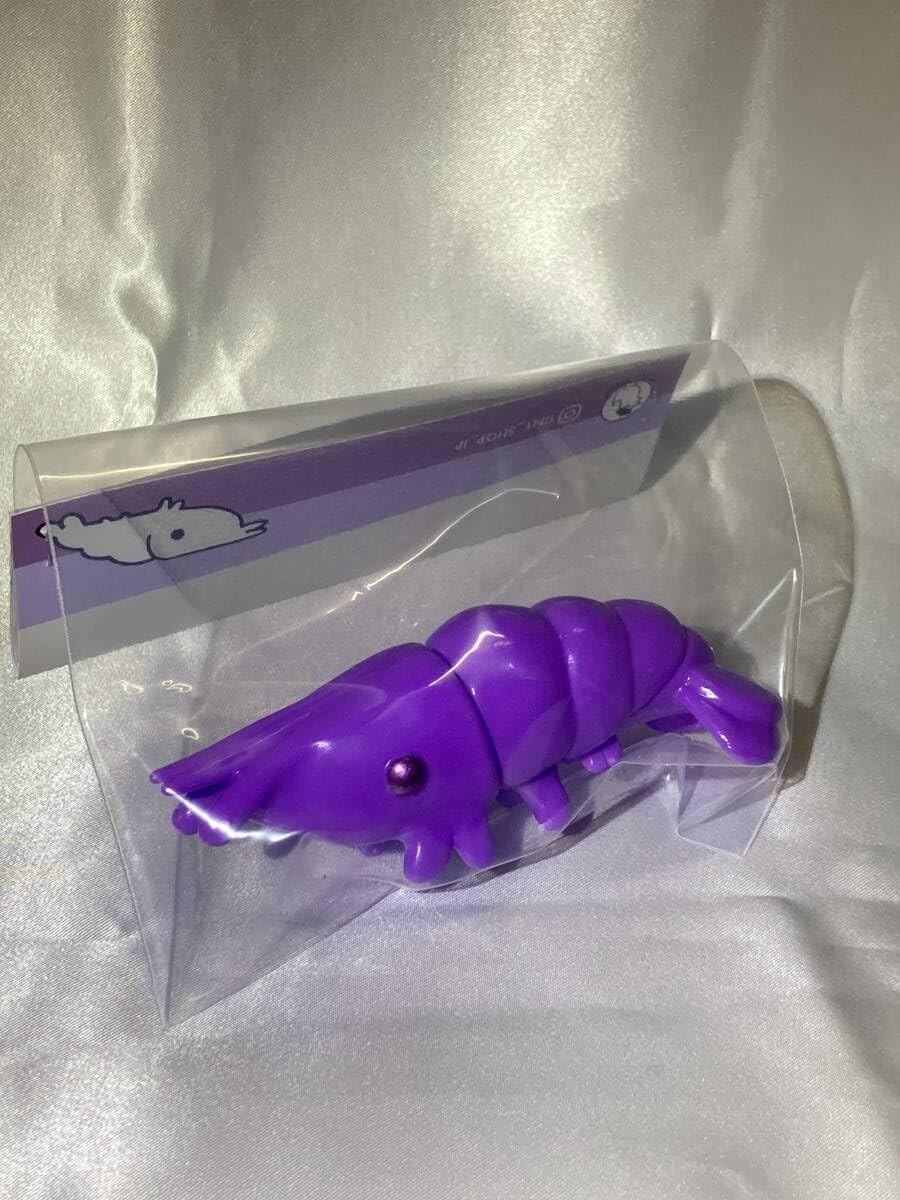 Amazon.co.jp: TINY SHOP アルバイトのシュリンプ 紫 ソフビ