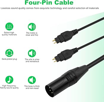 Amazon | Toxaoii 4ピン XLR バランス交換アップグレード Amazon | Toxaoii 4ピン XLR バランス交換アップグレード