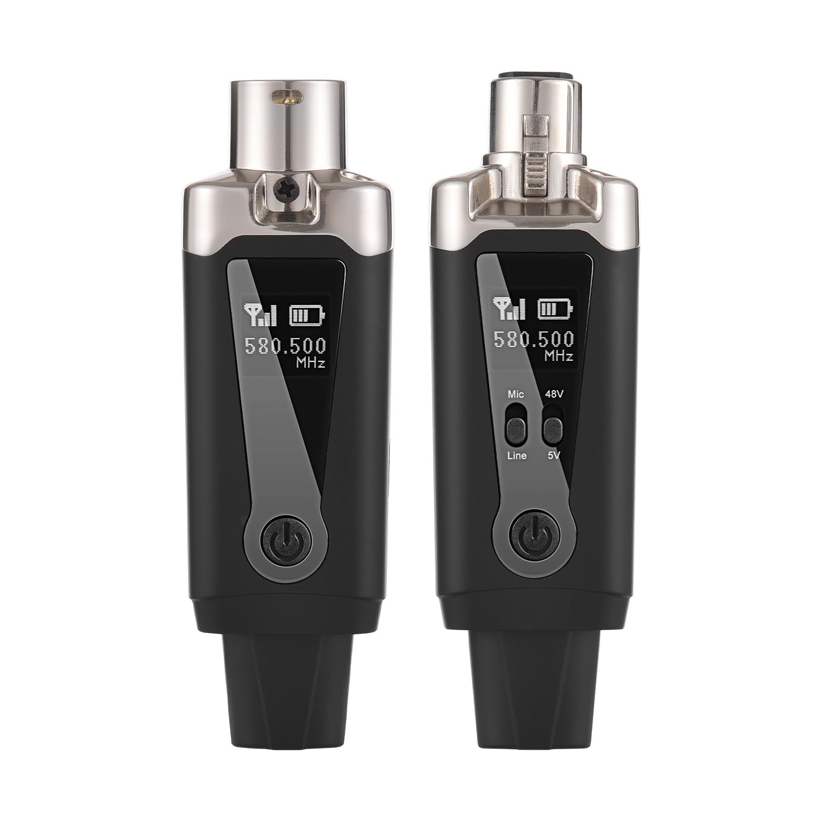 Microfonico Wireless di Alta qualità Modalità Regolabili Batteria a Lunga Durata per Cantanti e Presentatori