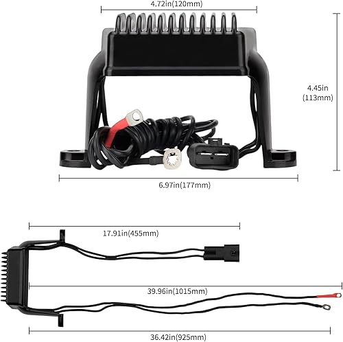 Miniatura 6 de 74505-9774505-97A Regulador de Voltaje Alternador Rectificador Compatible con Harley Davidson Road Glide Road King Electra Glide Standard Ultra