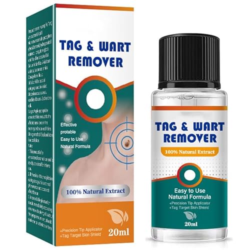 Wart Remover Effective Treatment for Plantar Warts, Common Warts, Flat Warts, Corns Spot Moles and Calluses, Mole Removal Cream for Body and Hands
