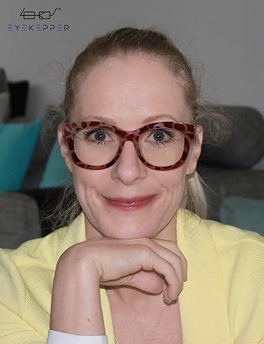Miniatura 2 de Eyekepper Lentes de lectura progresivos de gran tamaño para mujer, protección UV, multienfoque, lentes de lectura trifocales Noline - Marco