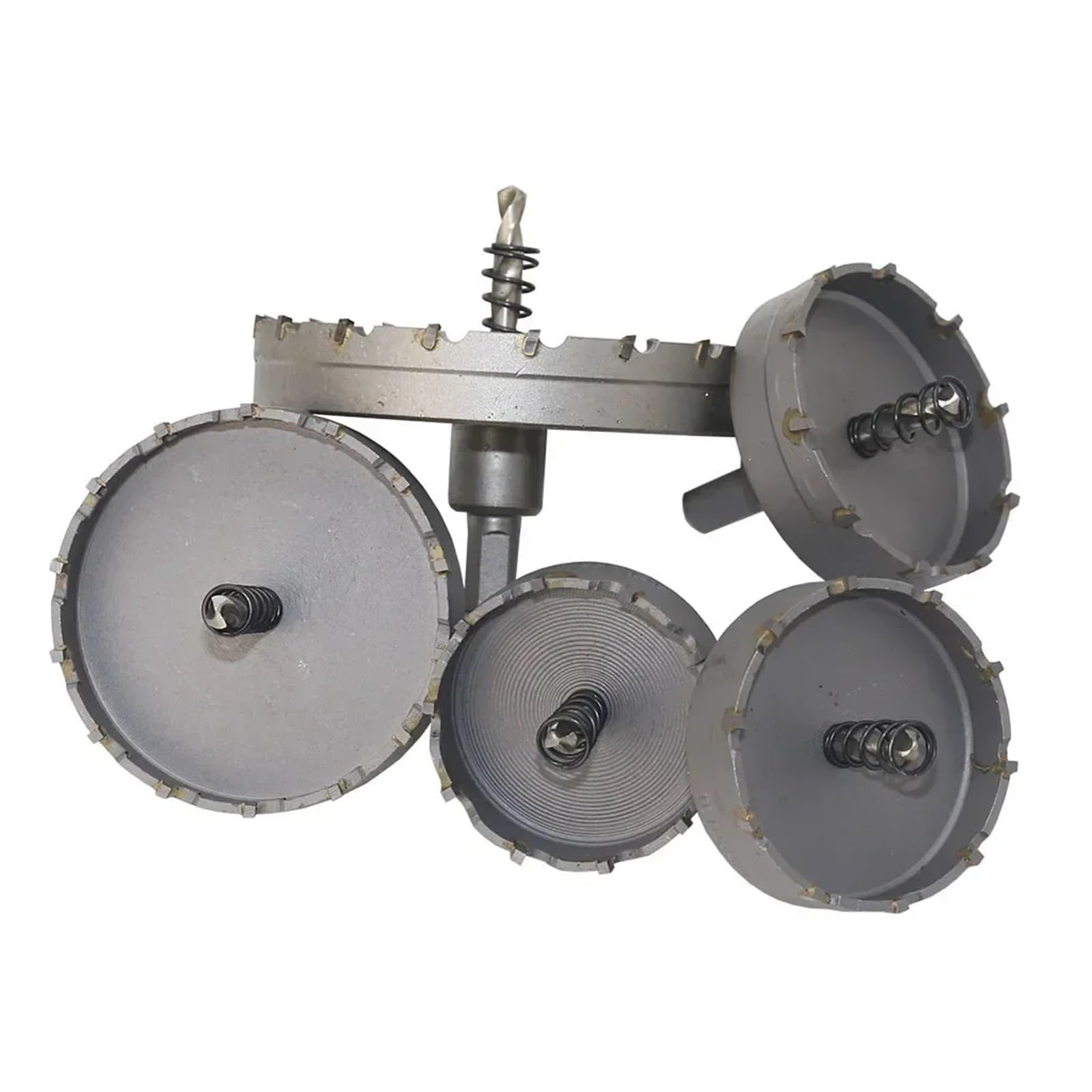 Set Di 13 Punte For Trapano In Carburo, A Tazza, Fresa For Lavorazione Dei Metalli, Punta For Trapano In Lega Di Acciaio Inossidabile, Set Di Punte For Trapano Da 16-53 Mm