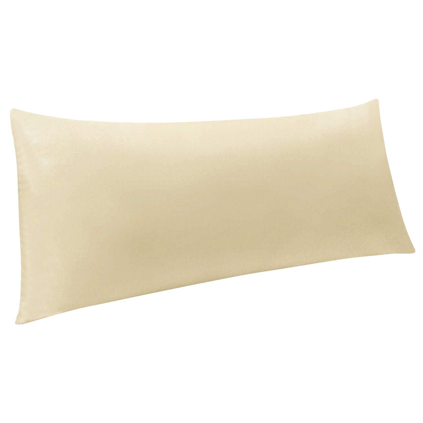 NTBAY Body Microfiber Pillowcase, 1 Pack, 20 x 54, Light Taupe | Soft Brushed Microfiber with Envelope Closure, Set of 1 Body 20 x 54 Inch Pillowcase, Pillow Inserts Not Included