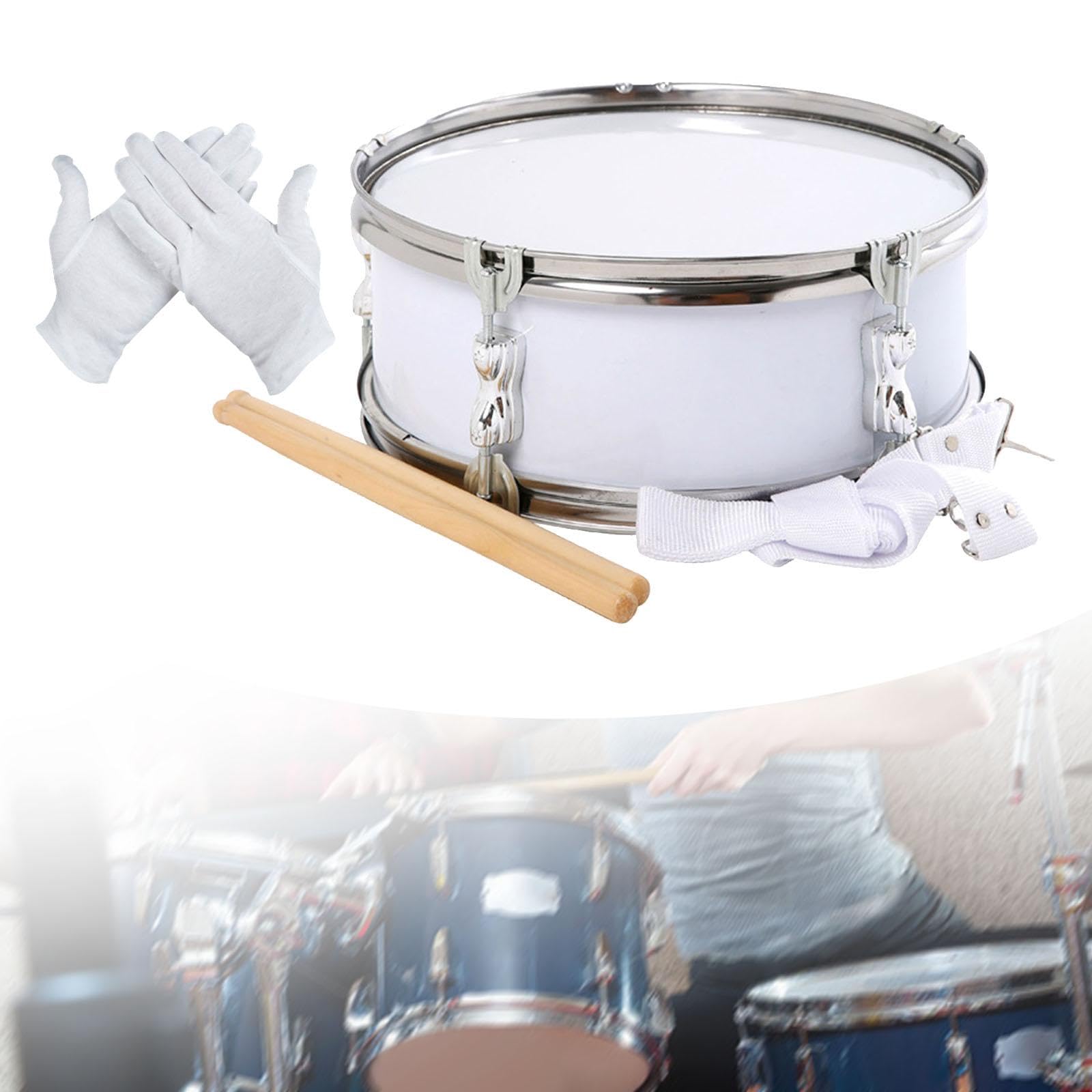 Generic Snare Drum Set 13 Zoll Musikinstrument für Kinder, Erwachsene, Schlagzeuger,