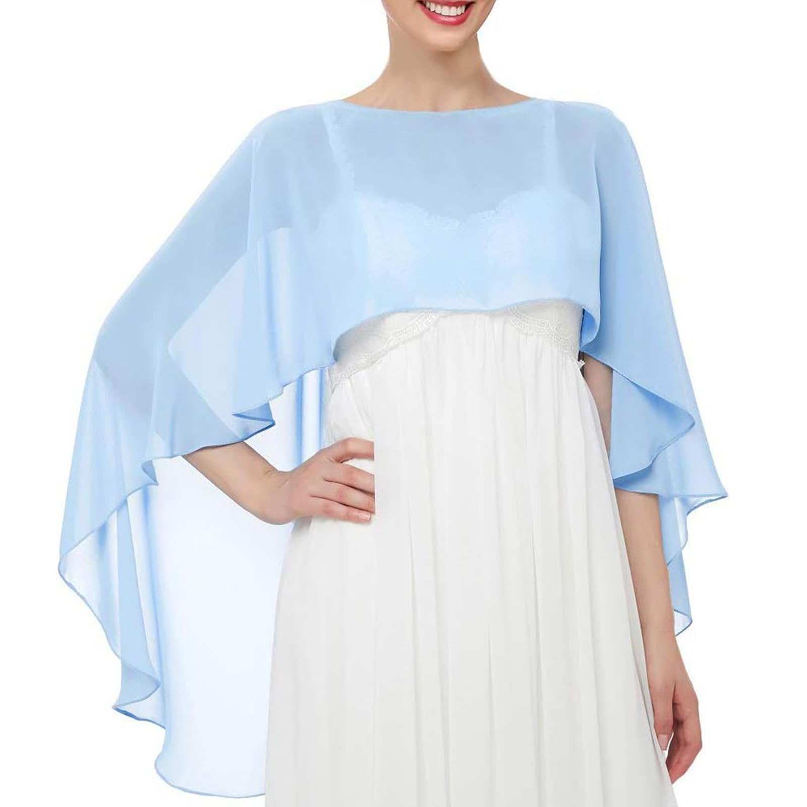 MICFENY Multiuse Pullover Scarf Shawl Wrap For Dresses Formal Event Shoulder Wrap for Evening Party and Banquet Dresses