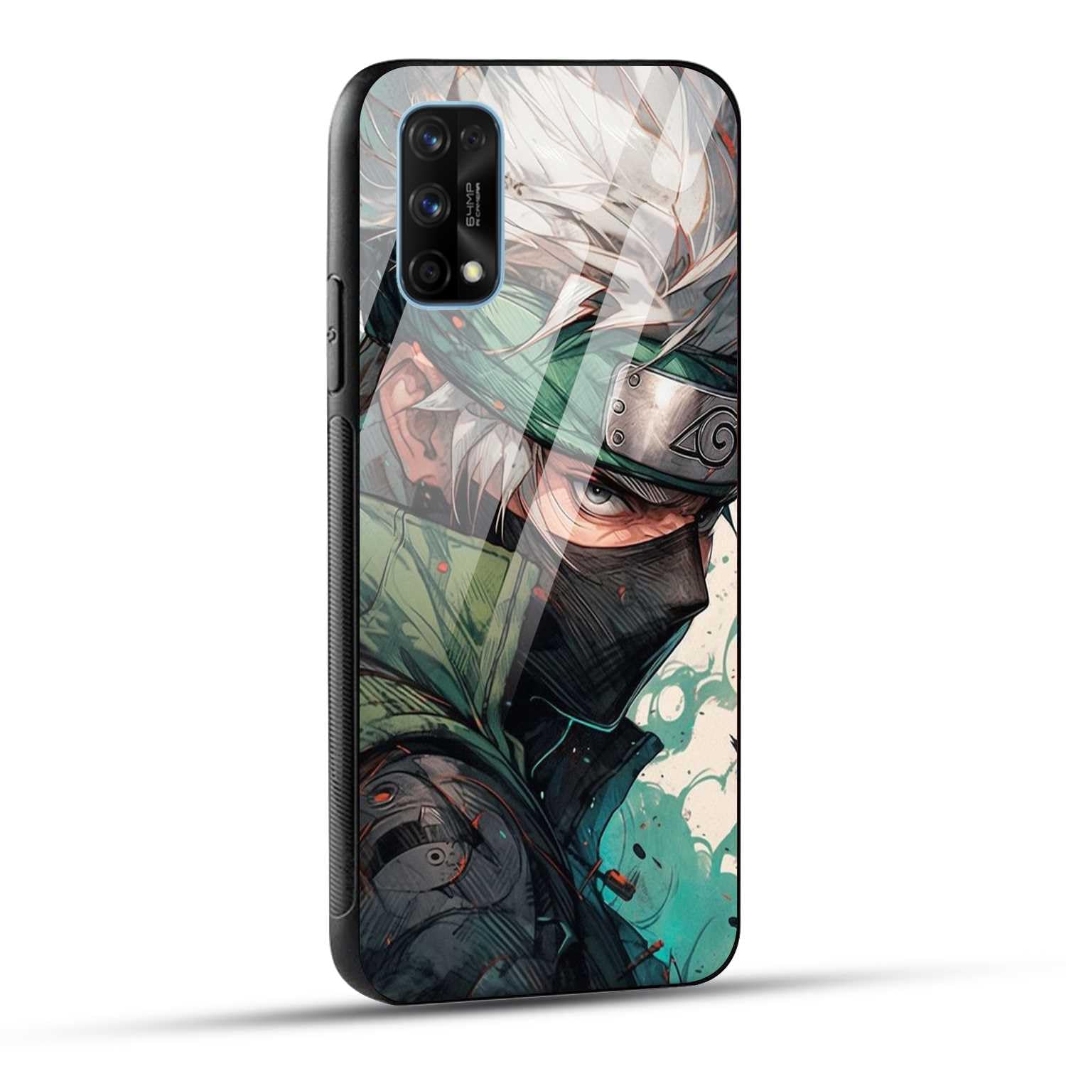 NDCOM for Realme 7 Pro Back Cover Multicolour Cartoon Anime Printed Glass Case-image-1
