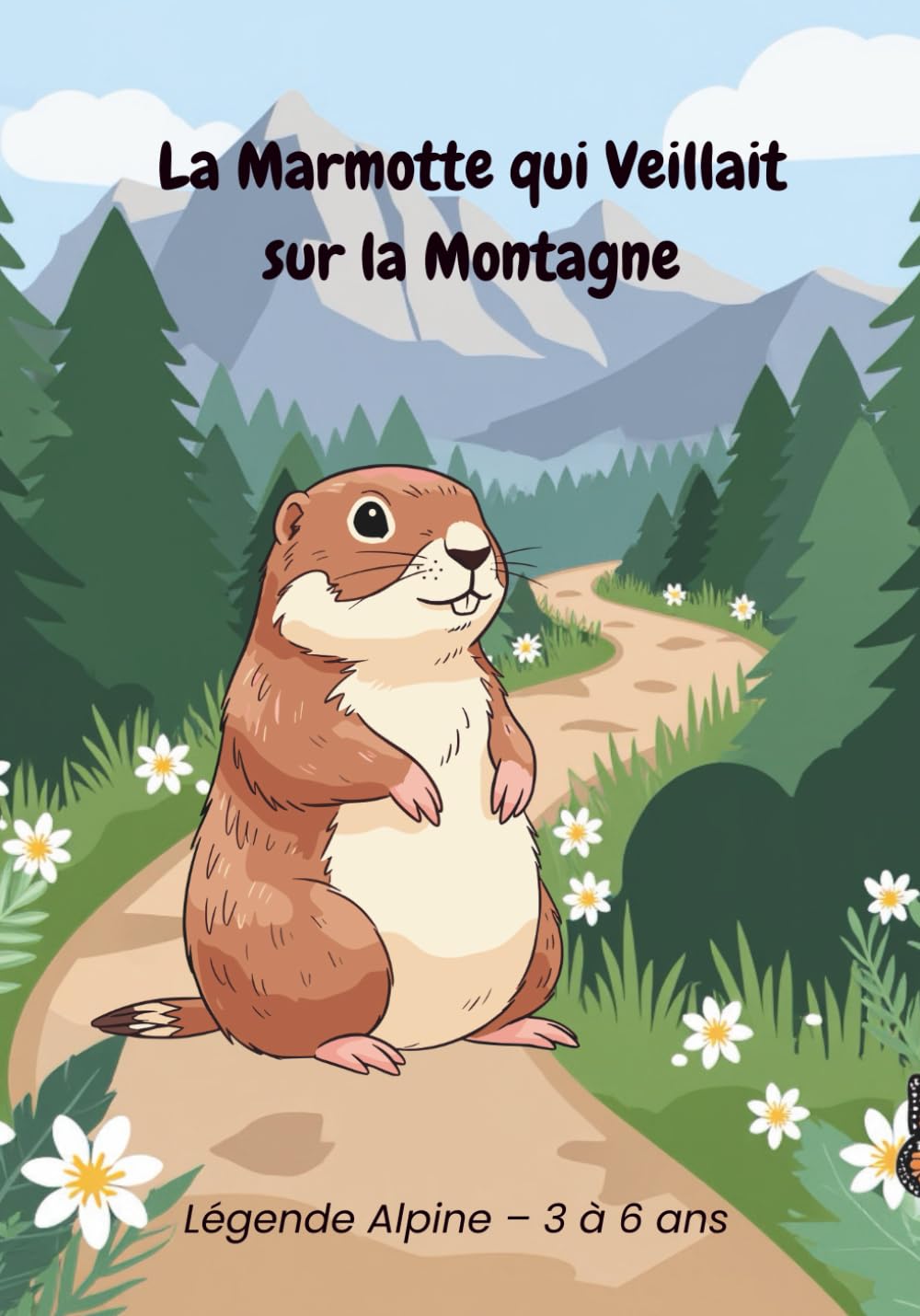 La Marmotte qui veillait sur la Montagne: Album jeunesse – 3 à 6 ans. Histoire complète 24 pages. (Légendes de la montagne)