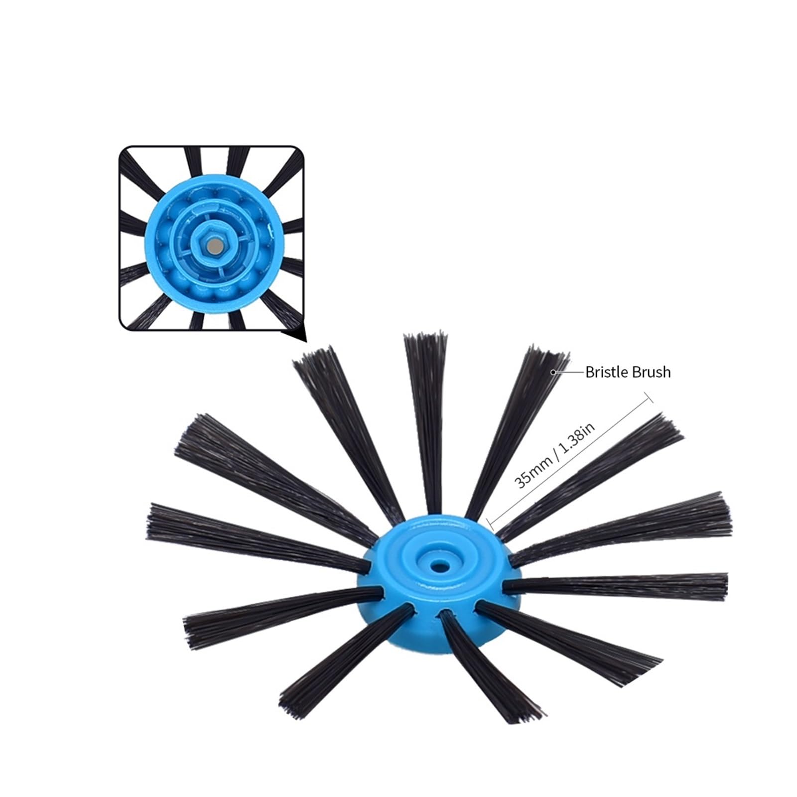 Kompatibel For Bissell, 3115, EV675 Roboter-Staubsauger, Ersatz-Ersatzteil, Hauptseitenbürste, Mopplappen(S)