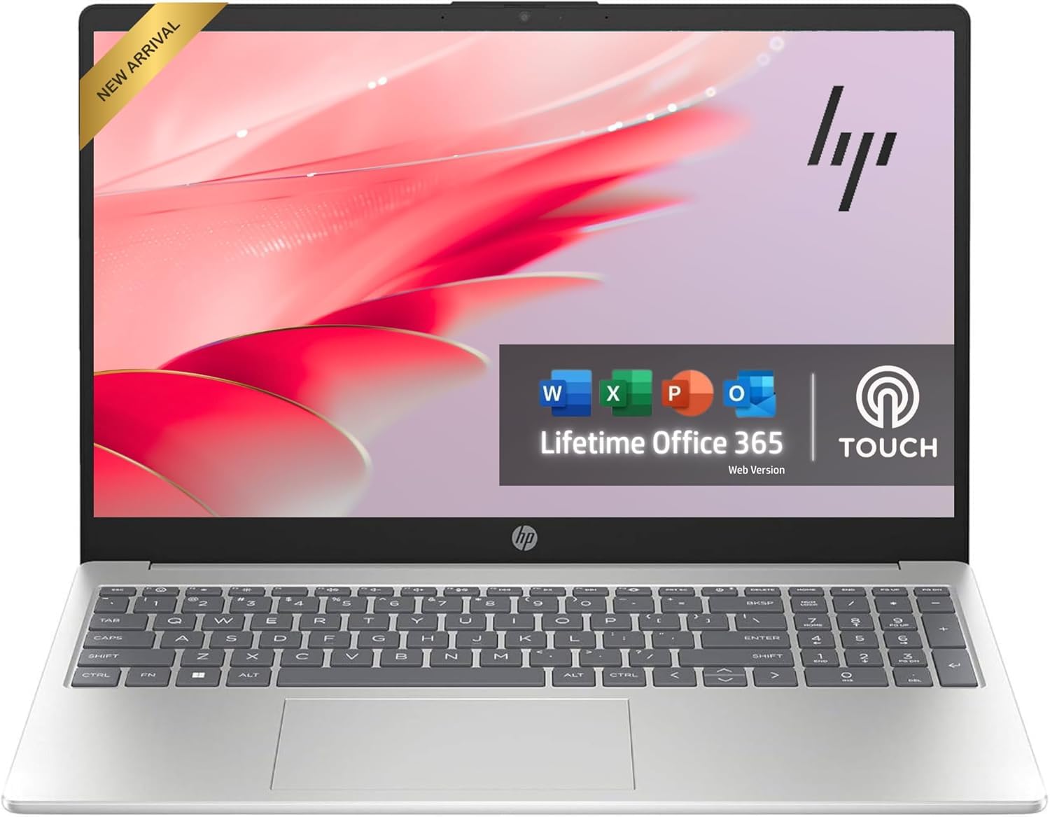 HP Pavilion Touchscreen Laptop with Office 365 for The Web, Intel 6-Core (Beat i5-1155G7), 32GB RAM, 1TB SSD, Windows 11 w/o Mouse