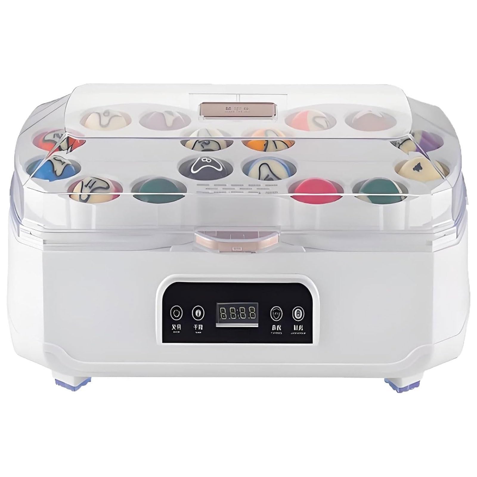 Pulidora de bolas de billar 2 en 1 con control táctil LCD, rotación hacia adelante/atrás, para limpiar bolas americanas de 8 bolas y billar