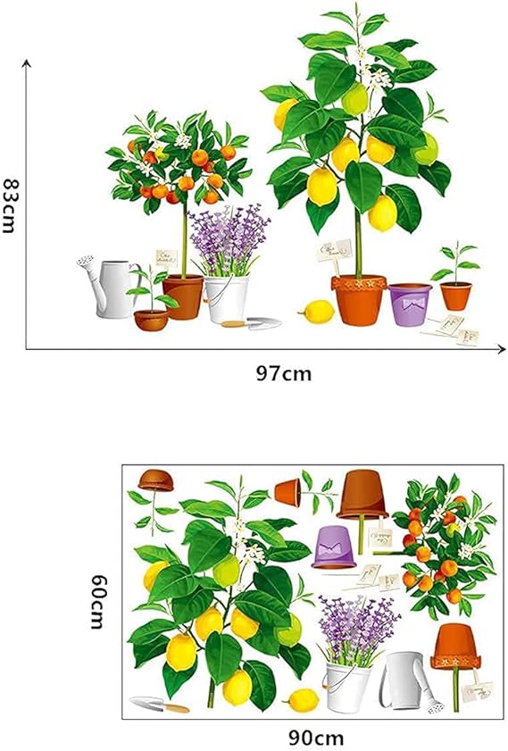 Amazon Chirstseason ウォールステッカー 果物の鉢植え レモン オレンジ ラベンダー 植物 壁紙 シール 部屋飾り インテリア 店舗 ガラスドア リビング キチン 玄関 廊下 剥がせる ウォールシール ウォールステッカー オンライン通販 Amazon Chirstseason ウォールステッカー 果物の鉢植え レモン オレンジ ラベンダー 植物 壁紙 シール 部屋飾り インテリア 店舗 ガラスドア リビング キチン 玄関 廊下 剥がせる ウォールシール ウォールステッカー オンライン通販
