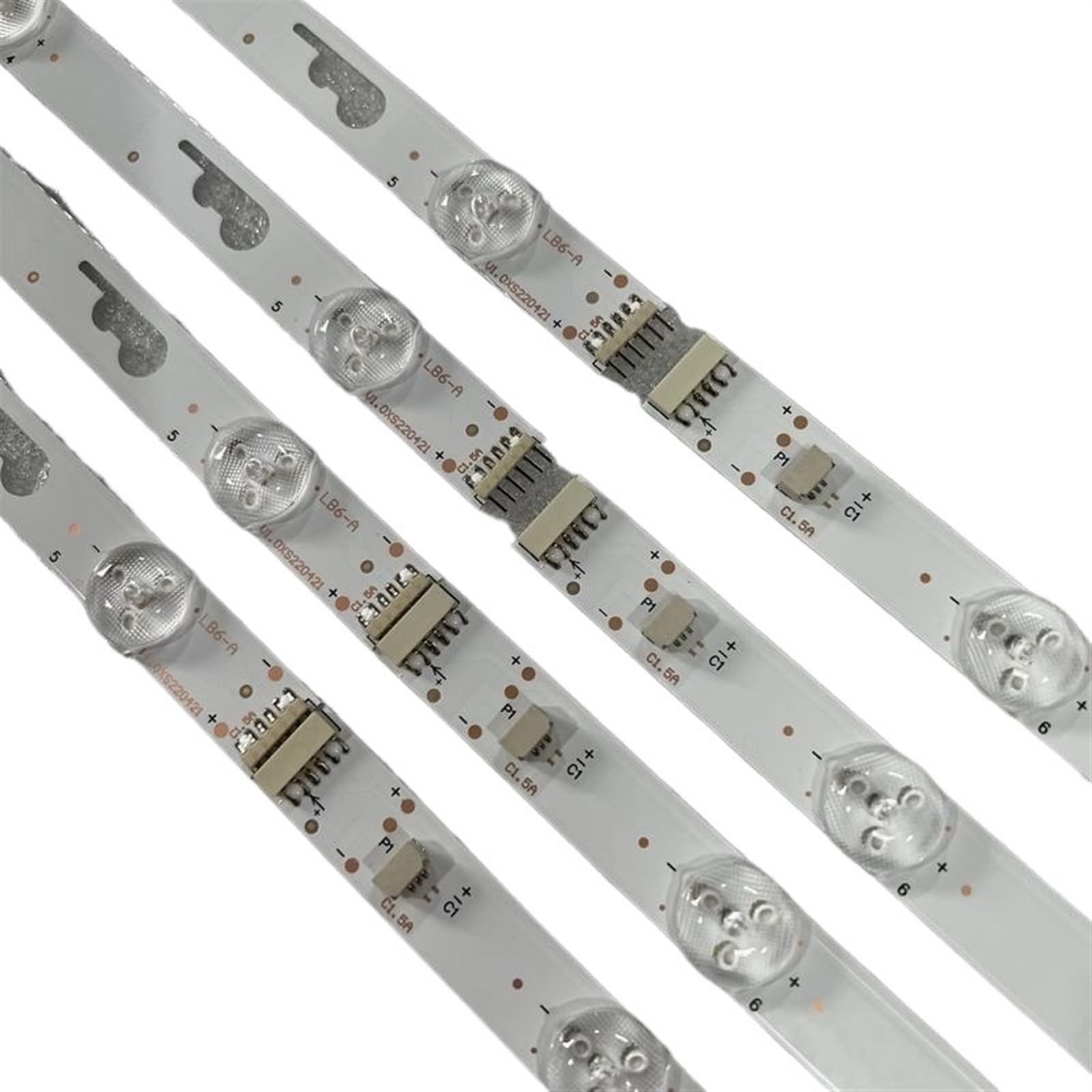 Strisce di retroilluminazione a LED 12LED compatibili for TV 55R82 55E31 L55M5-AD 55D1200 TH-55FS435Q Manta 55LUS79T Matz KM0255UHD-S3 55HR332M12A0 V2(5 Kit for 5 TV)