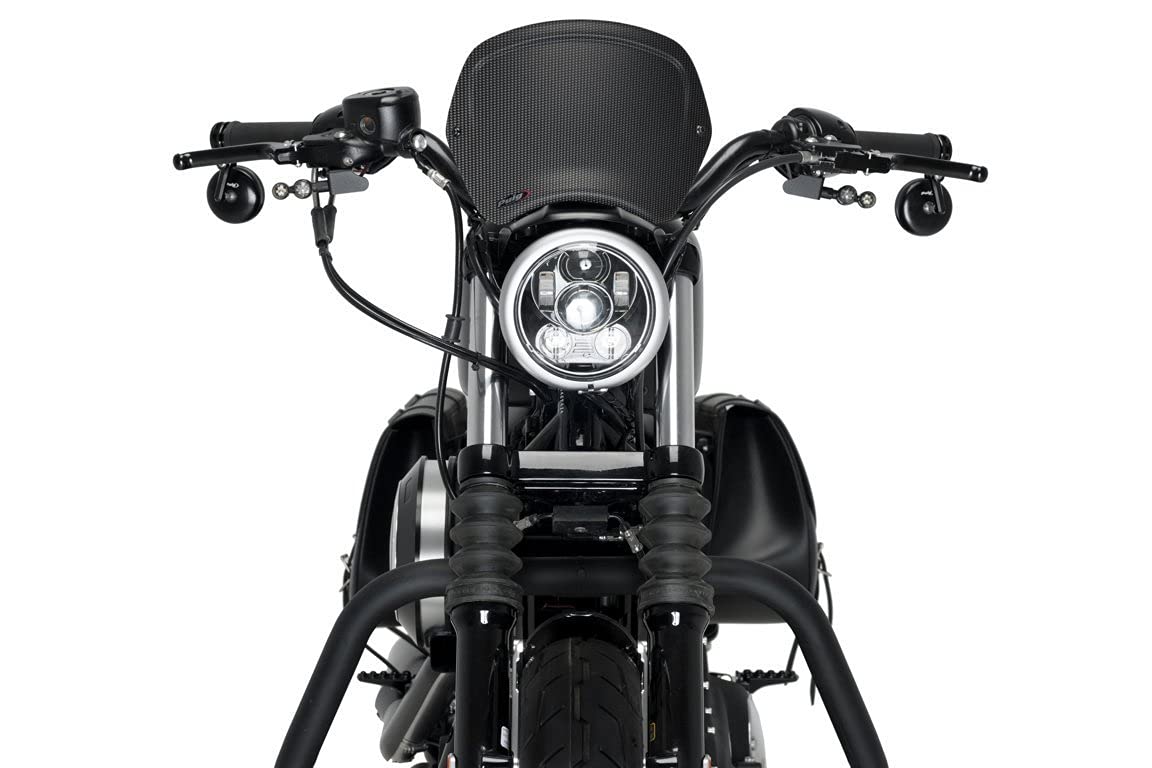 Amazon.com: Puig 1351C Front Plate Harley Davidson Sportster