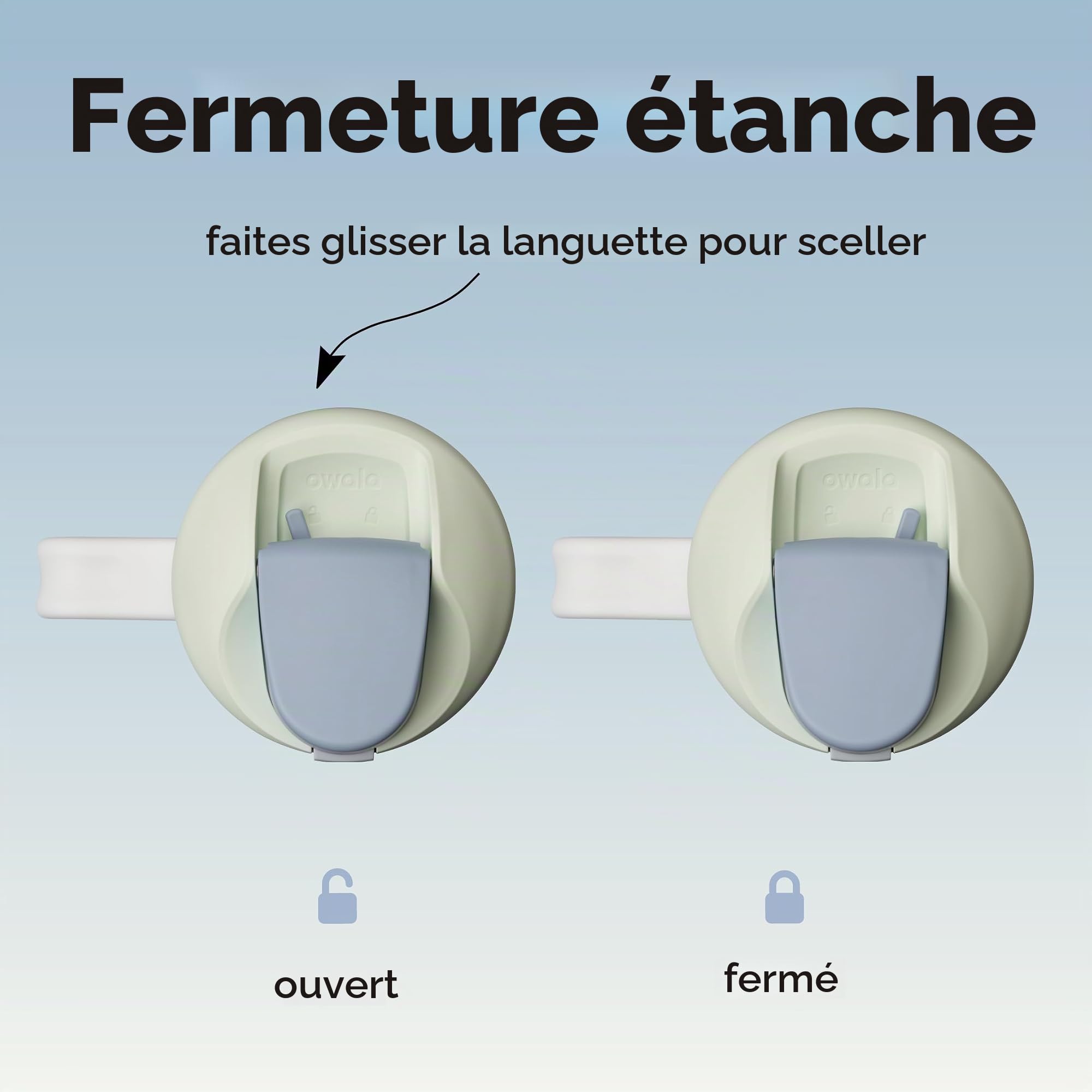 Owala FreeSip Tumbler, gobelet isotherme en acier inoxydable avec paille intégrée et poignée latérale, 1185ml, pour les voyages, le travail, l’école et le sport, sans BPA, Iced Breeze