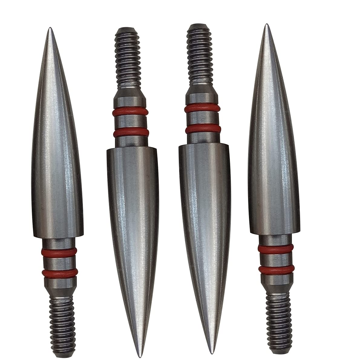 Field Points arrowheads 100/125/150/200/300 Grains Archery Field Points,Stainless Steel Screw in Archery Field Tips and Broadheads (1 Dozen 12 PCS)