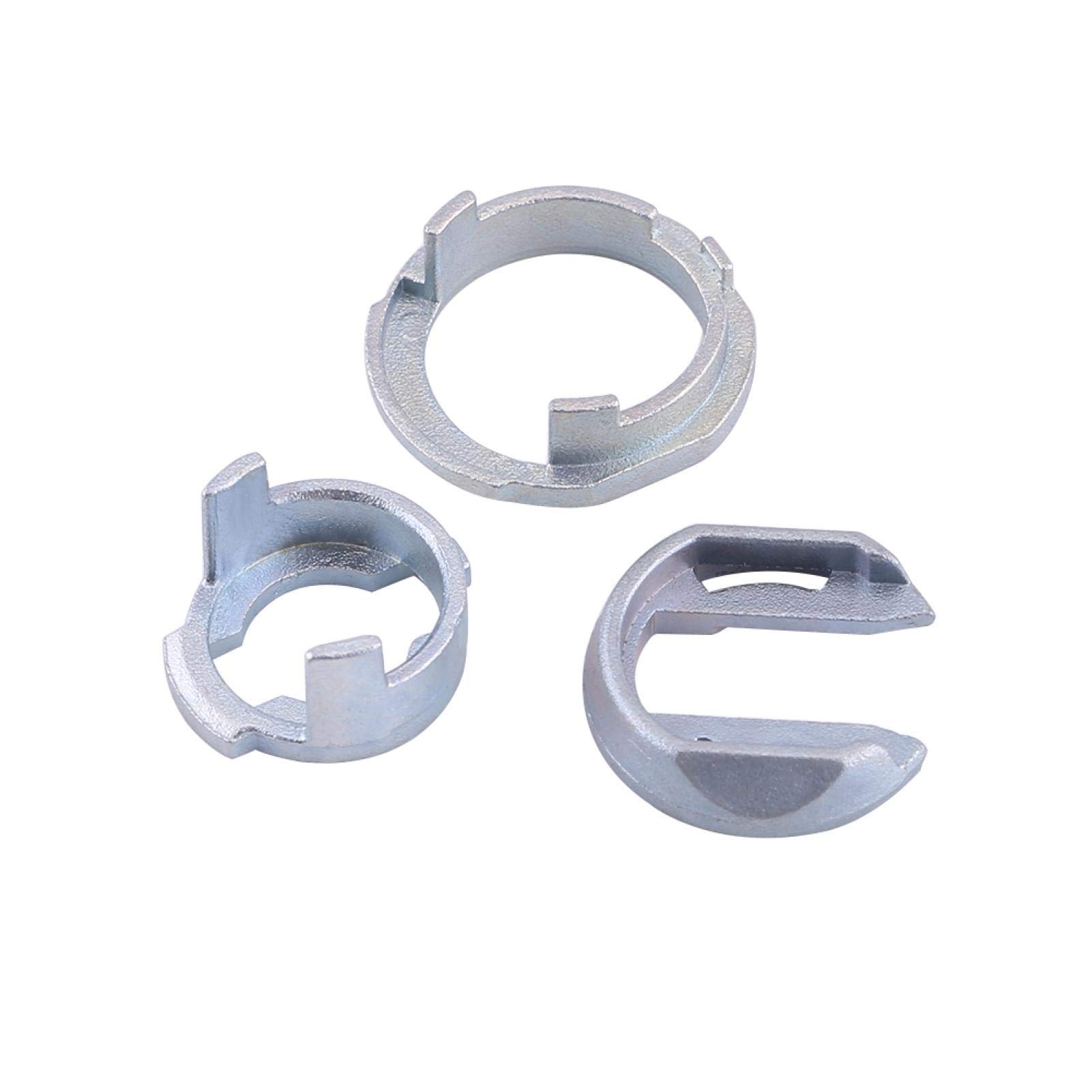 Kit Réparation Barillet Serrure Porte 4 Pièces VW / Seat / Skoda – Avant Gauche + Droite, Compatible Golf 4, Bora, Etc.