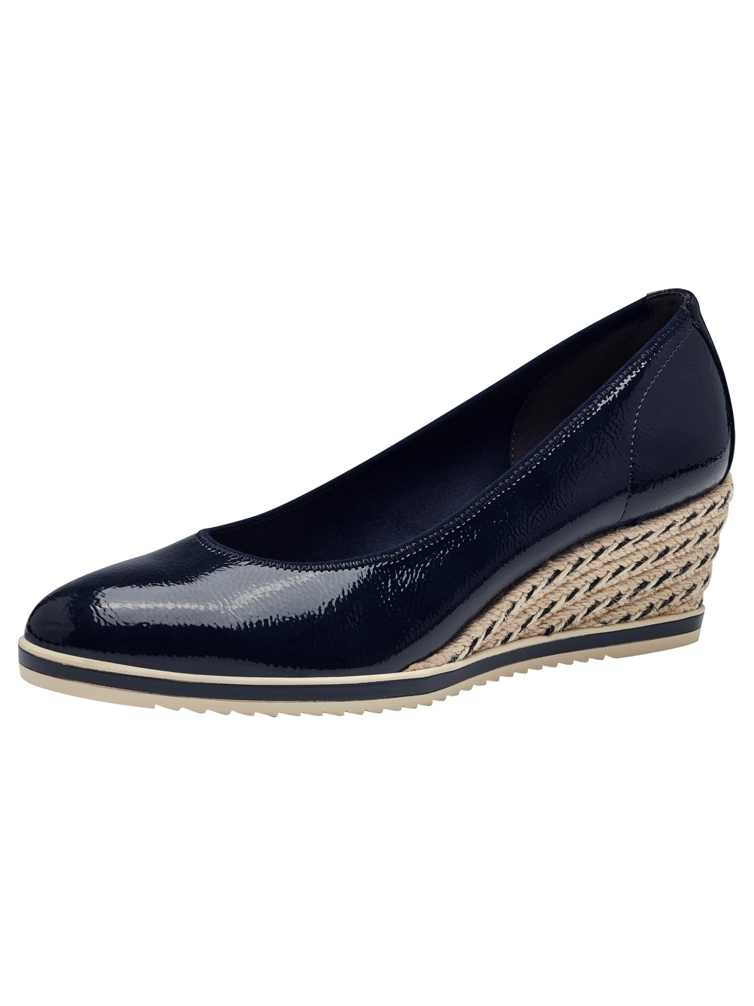 Tamaris Pumps Damen Vegan Keilabsatz blau