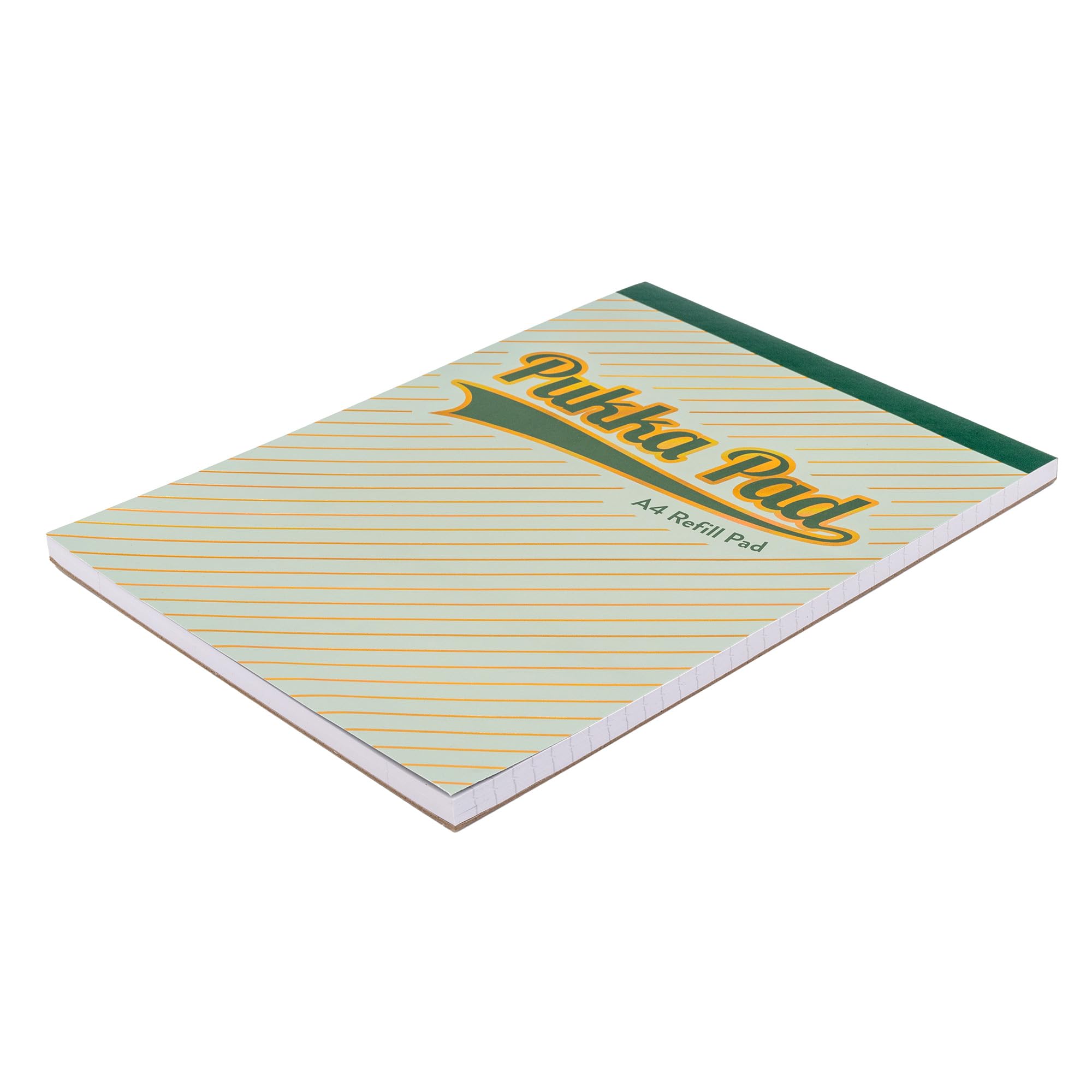 Pukka Pad Haze - Blocco di ricarica formato A4, confezione da 6 quaderni rilegati con nastro superiore con 160 pagine, 80 fogli di carta da 80 g/m² con righe e margini da 8 mm, con perforatori a 4