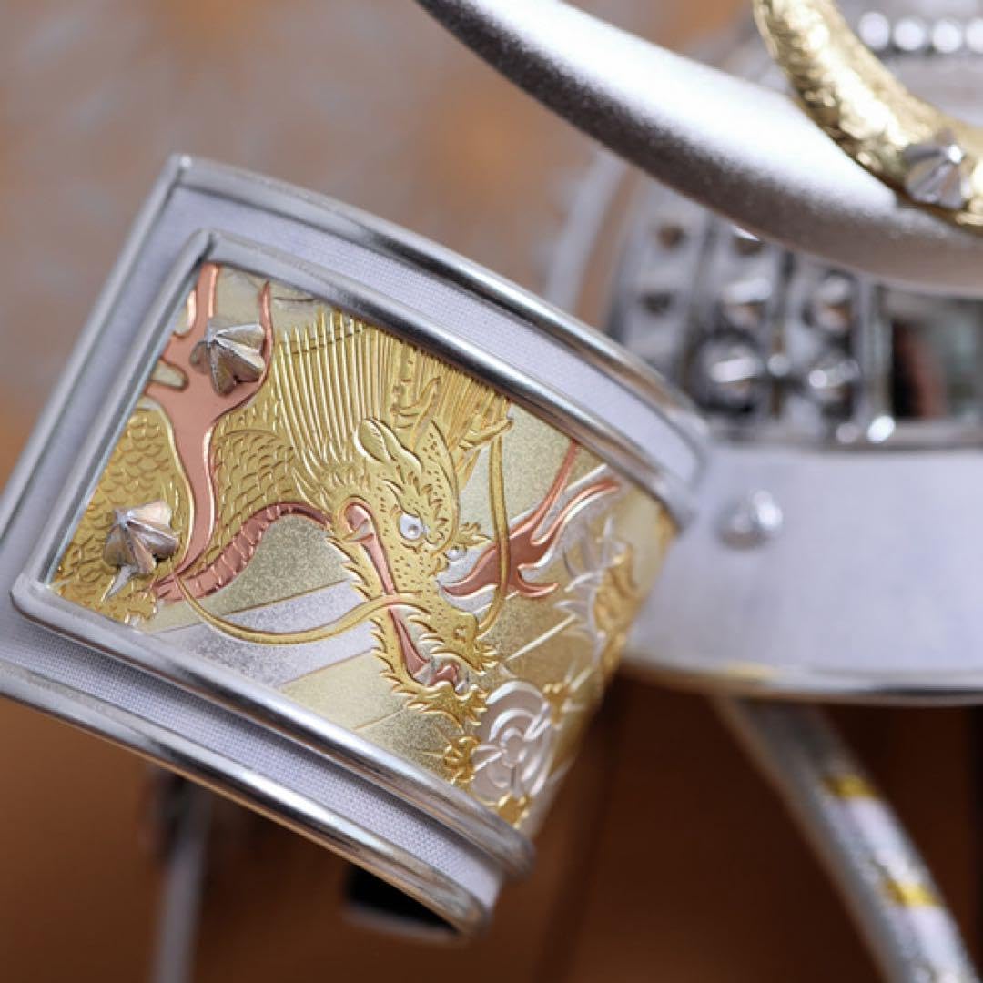 再販【白龍】鯉飾り付き 兜 節句 こどもの日 名前旗セット 兜飾り