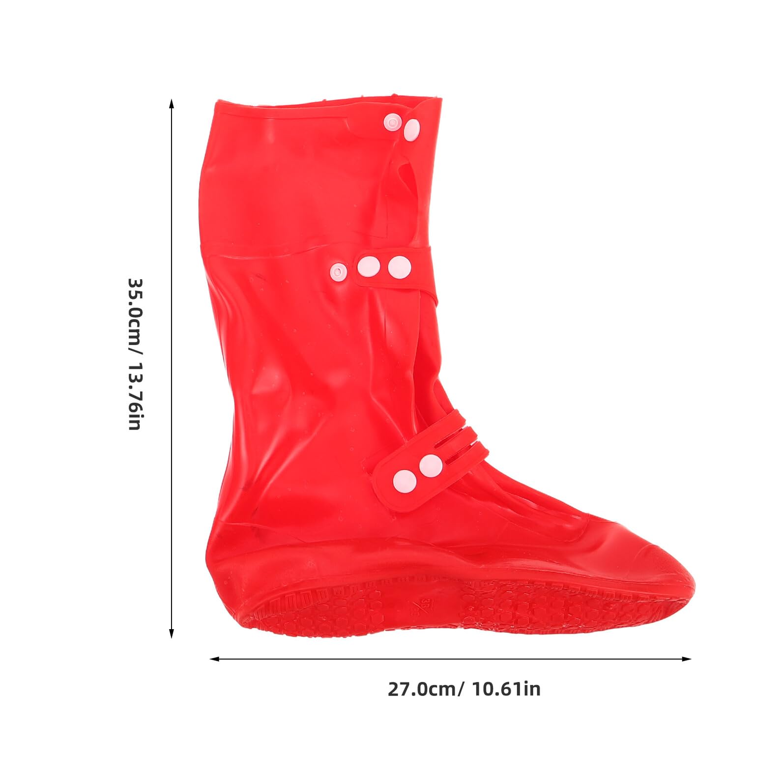 MAGICLULU Guêtres Imperméables et Réglables Rouges pour Randonnée, Protège-Chaussures Anti-Sable Hautes en Nylon Léger, Taille L 590, Adaptées Trekking Désert et Activités Plein Air