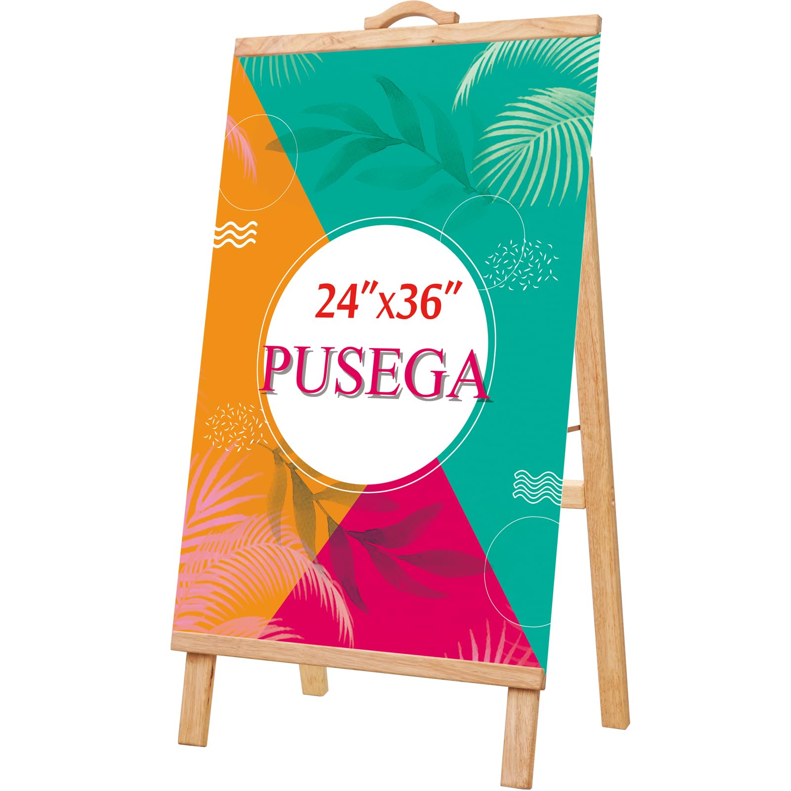 Photo 1 of (damaged)(sold for parts) Sign Holder A Frame Sign, Sandwich Board Signs Outdoor Poster Holder 