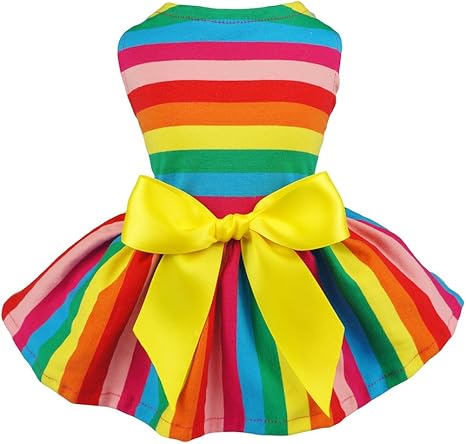Rainbow dog dress Clearance