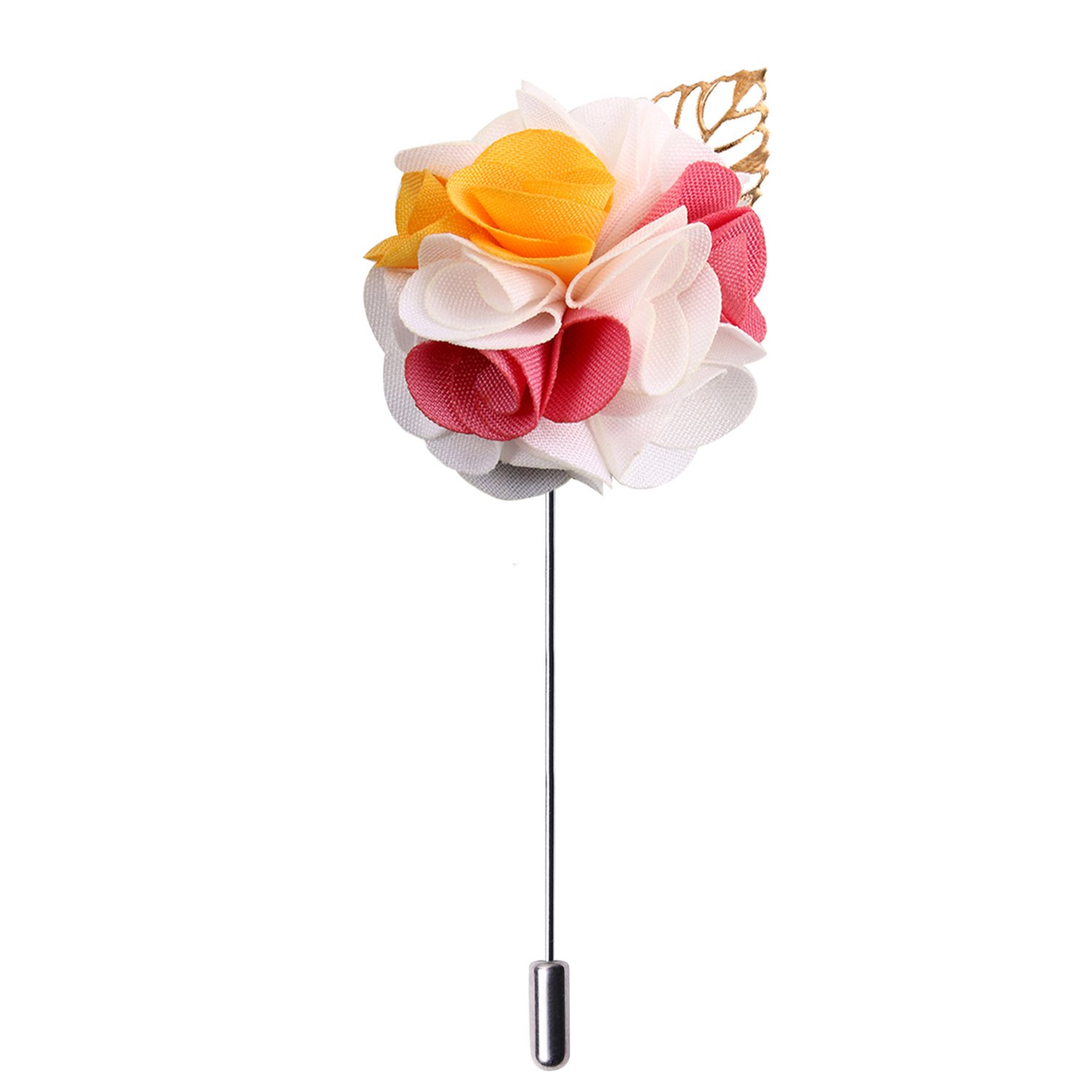 Peluche Exotic Delight - White Colored Brooch/Lapel Pin for Men (B01NBPCDSS) Amazon Price History, Amazon Price Tracker