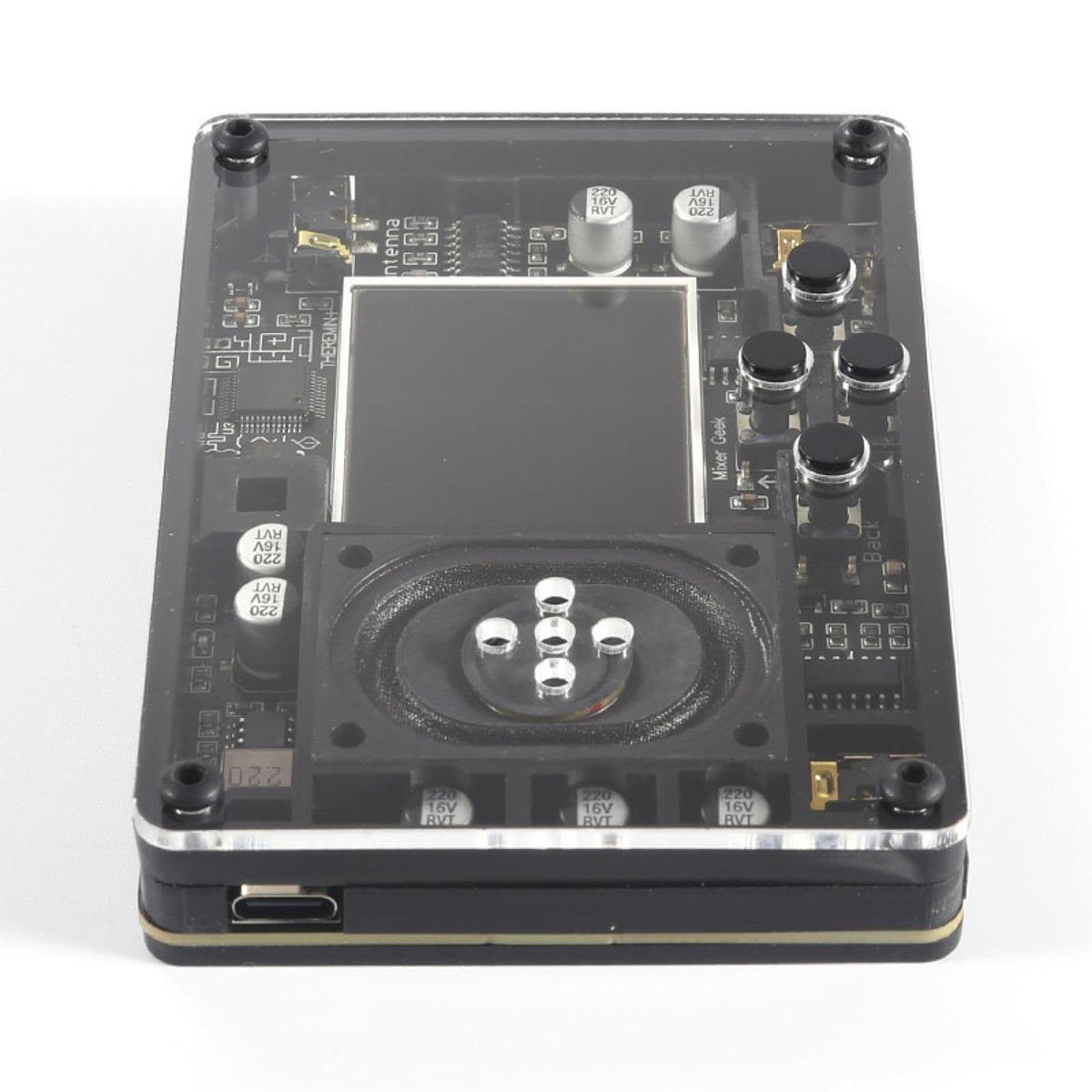 Kit elettronico Mini Theremin con display a colori e voci regolabili, regalo per appassionati di musica. Kit elettronico Mini Theremin, regalo per amanti della musica.