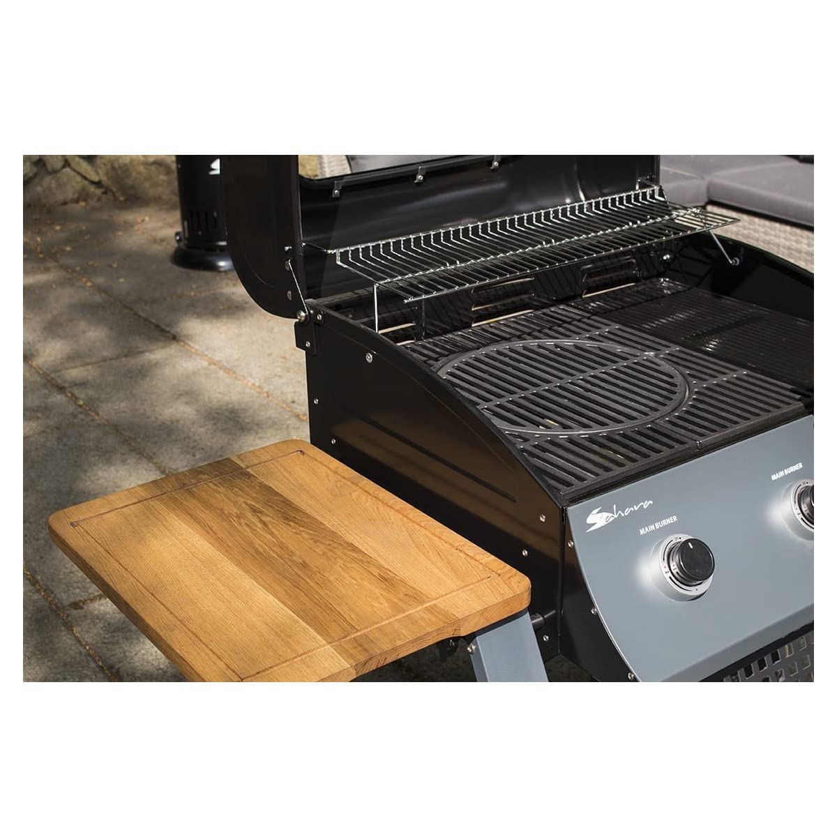 Barbacoa de gas Sahara Roaster S350 Azul
