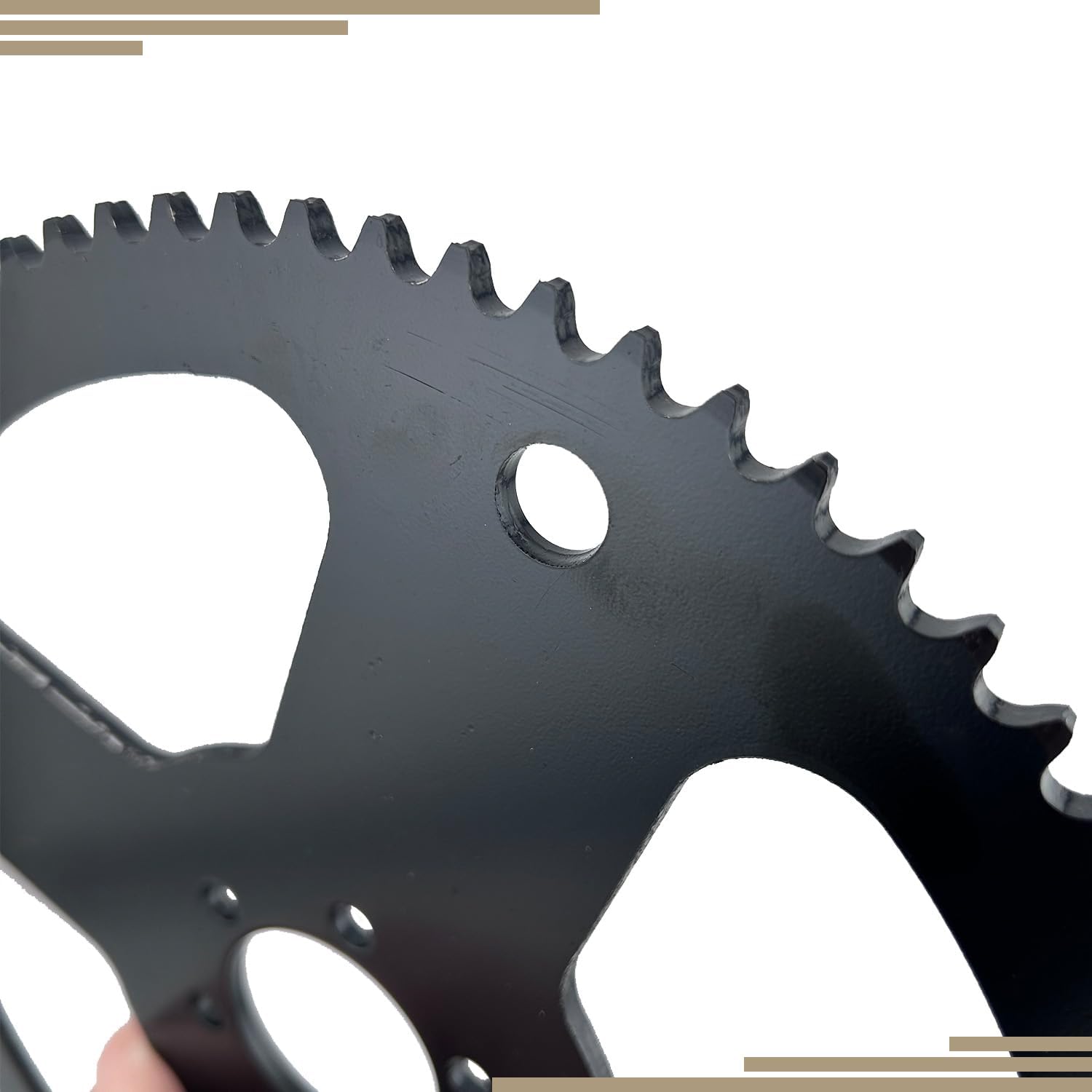 AlveyTech 75 Tooth #35 Chain Rear Wheel Sprocket for the Realtree RT100 Mini Bike - Replacement Durable Metal ATV, Dirt Pit Bikes, Gas Engine Power Scooter, Vehicle Parts, DIY Mount Install