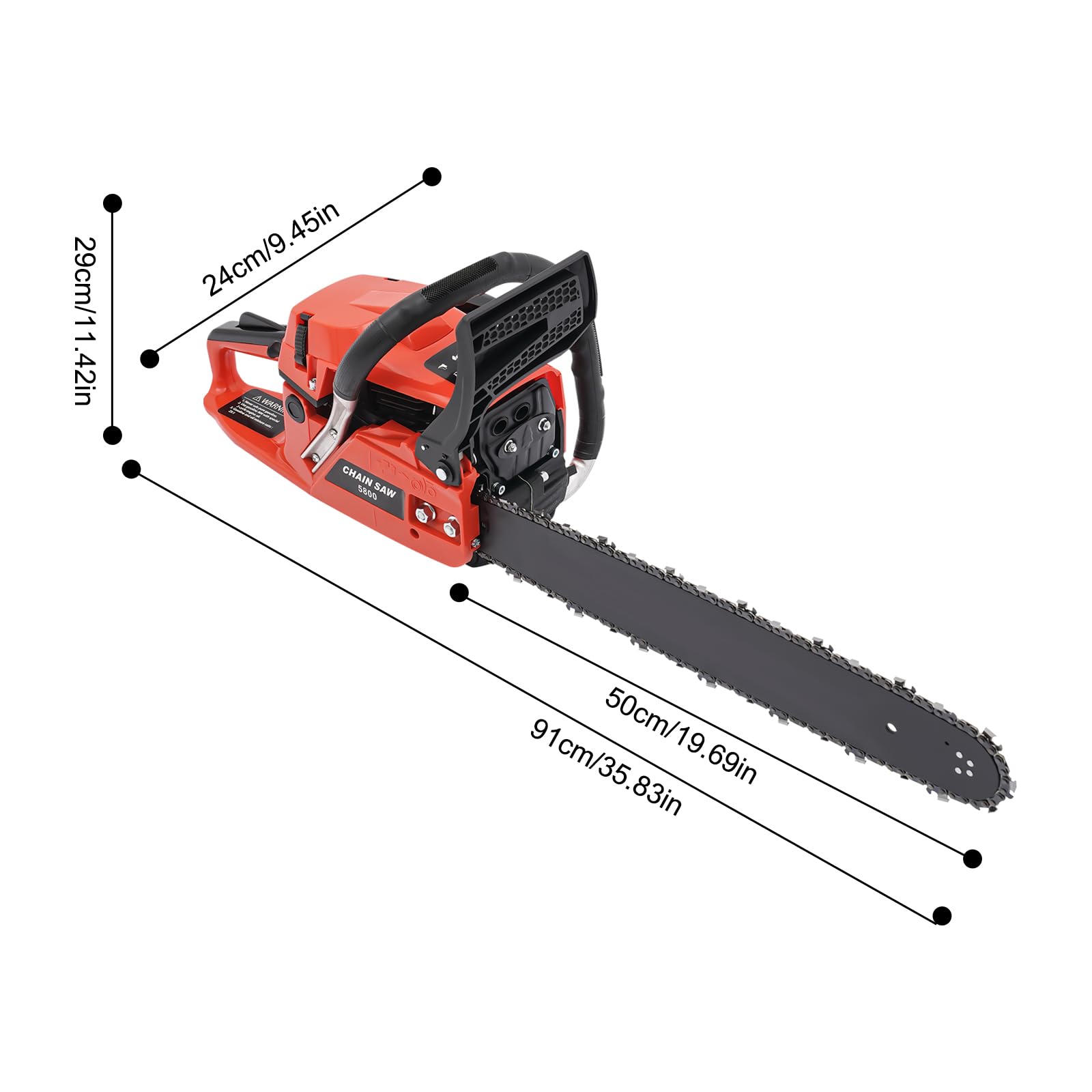 Neotec 92cc Gas Chainsaw Power Head - Compatible With MS660 For Heavy Duty Milling & Tree Work 10 thumbnail image