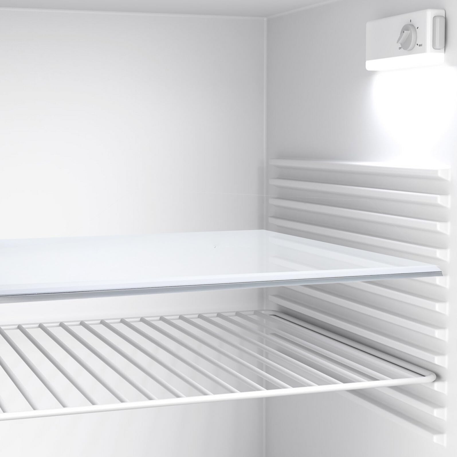 Estante de Vidrio Templado para Frigorífico Borde Seguro y Capacidad de Carga Alta, Adecuado para Almacenamiento de Alimentos Frescos y Congelador