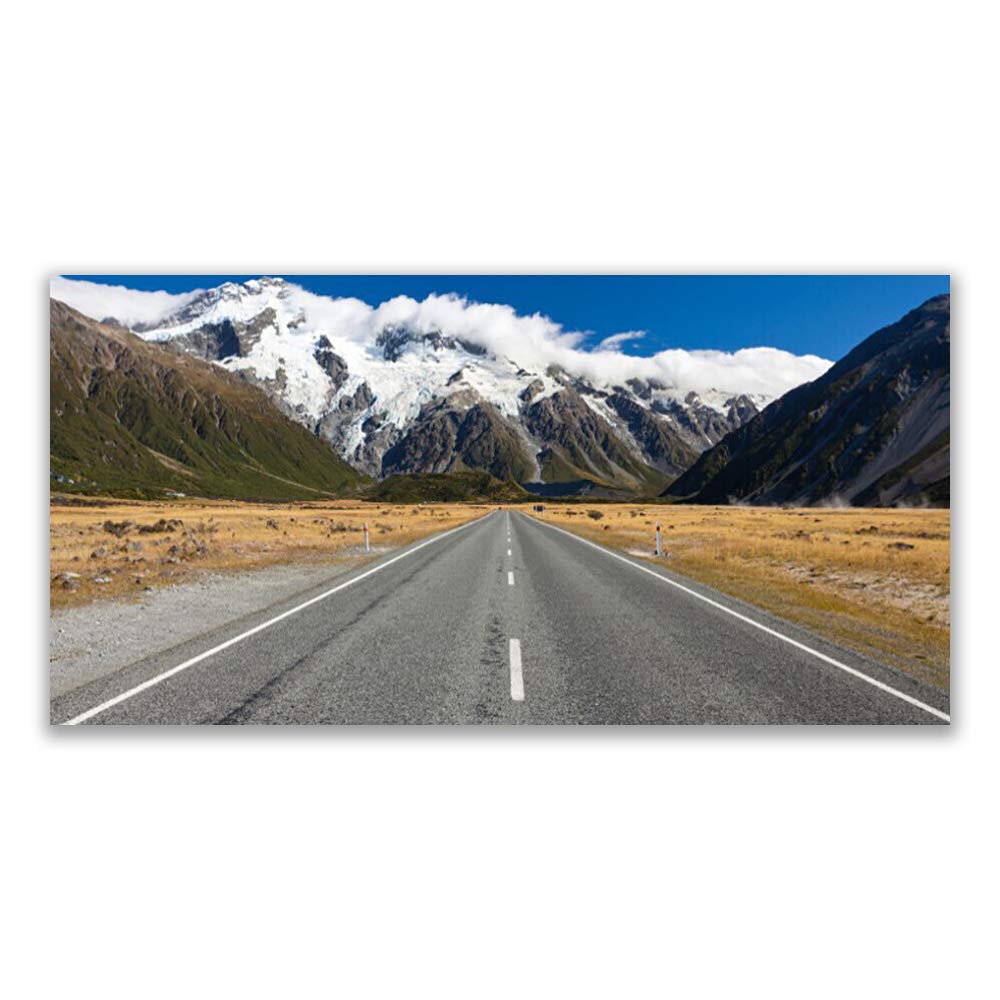 Tableau sur verre trempé de qualité supérieure Tulup design montagne