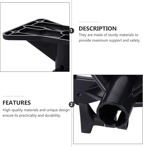 Miniatura 5 de EXCEART Soporte para proyector, 1 soporte de montaje de altavoz exterior, soporte de altavoz de trípode, estructura de trípode profesional con