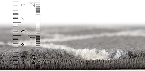 Miniatura 101 de Rugs.com Lattice Frieze Collection Alfombra – 4 x 6 pies, alfombra mediana negra perfecta para salas de estar, comedores grandes, planos abiertos