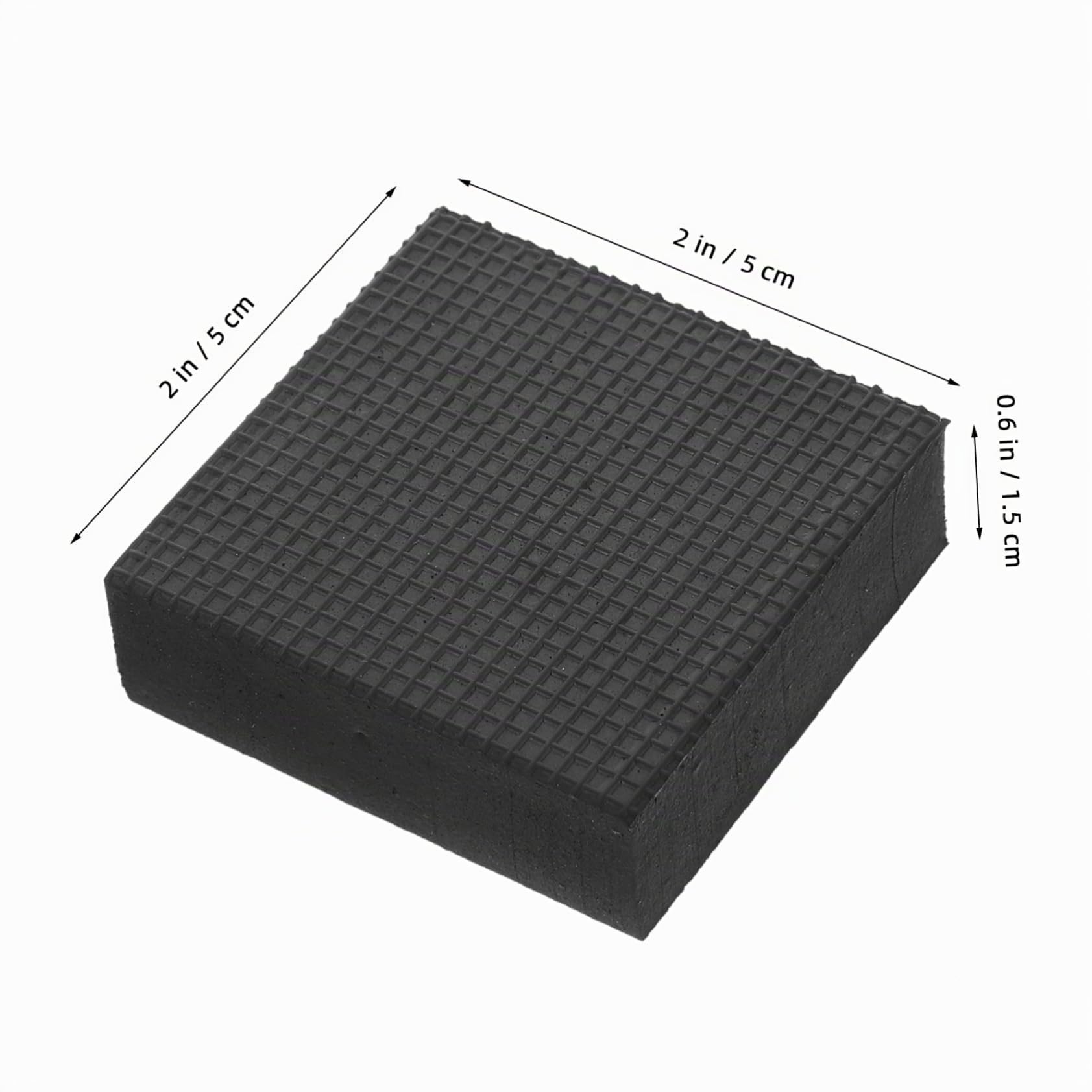 Toyvian 8 Stück rutschfeste Gummi Pflanztopffüße 50x50x15mm Kleine Blumentopferhöhung Für Außentöpfe Terrasse Balkon Stapelbare Pflanzenerhöhung Mit Bodenschutz