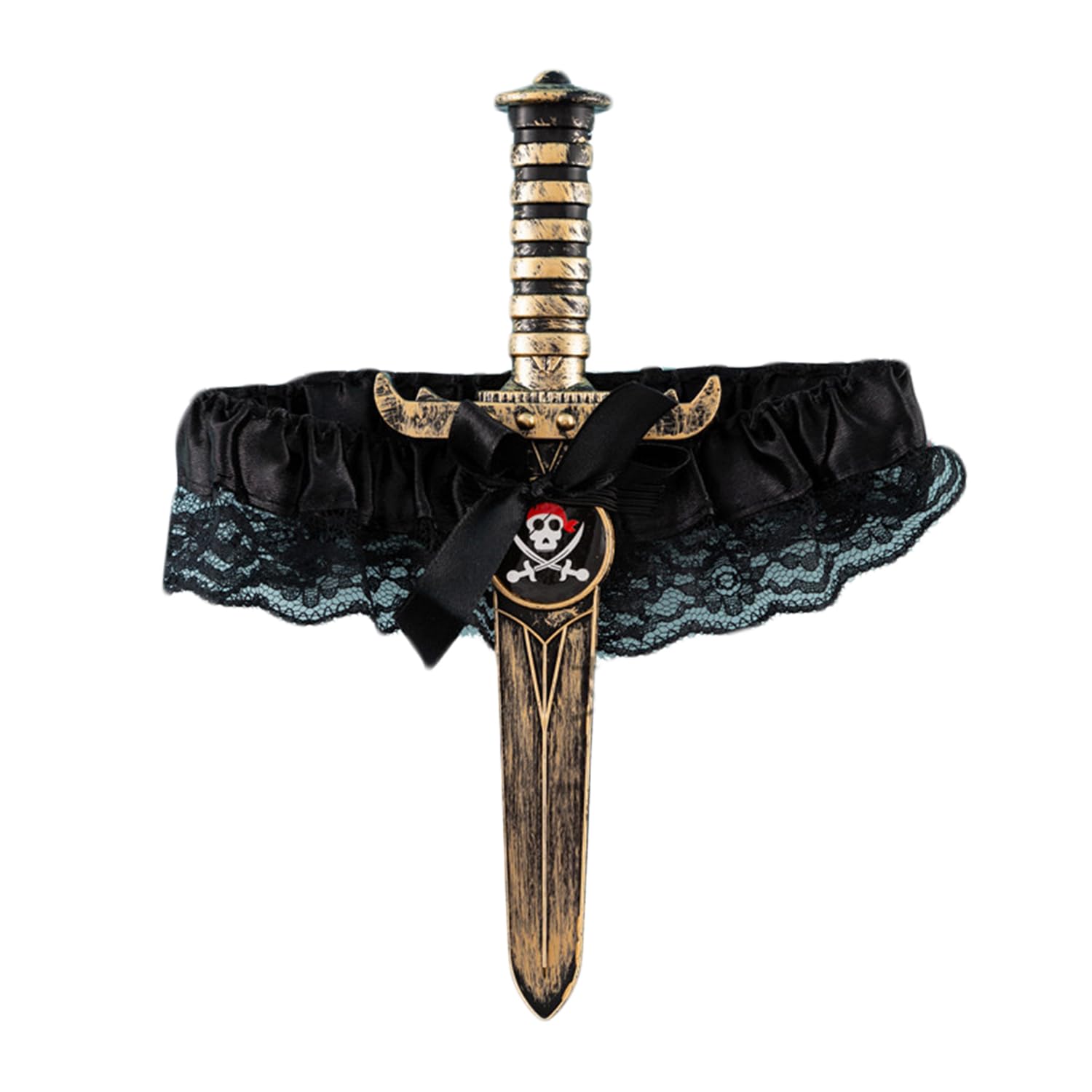 Lot De 4 Jarretelles En Cuir Punk Coeur - Porte-jarretelles Réglables Cosplay Et Fête